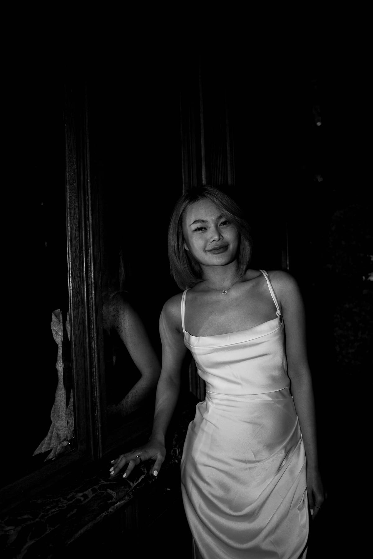 Merry's Portrait Photoshoot at Marble Bar and The Grounds City | Retro Flash Editorial Photography in Sydney