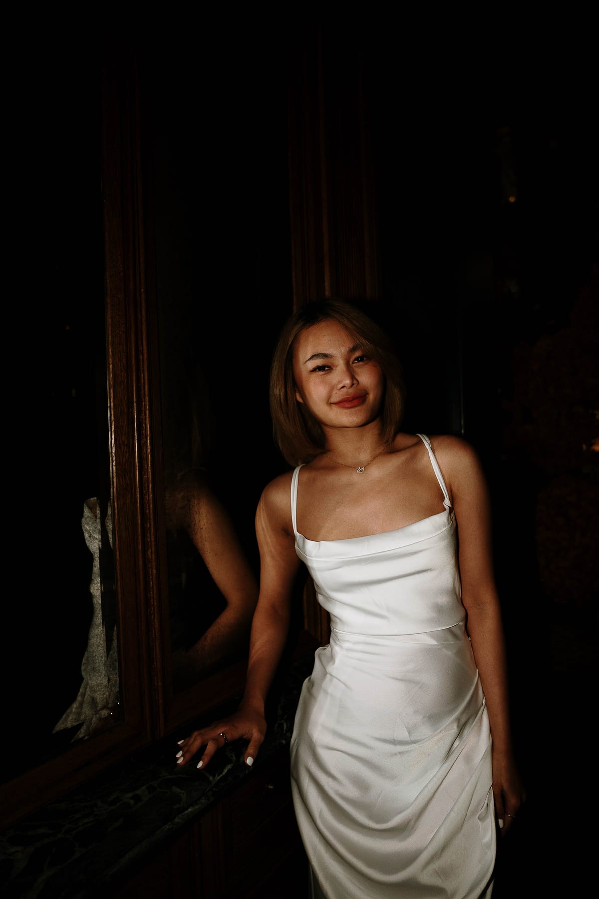Merry's Portrait Photoshoot at Marble Bar and The Grounds City | Retro Flash Editorial Photography in Sydney