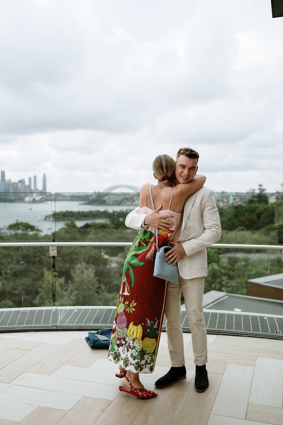 Andrew and Edwina's Surprise Proposal at Taronga Zoo Rooftop | Sydney Proposal Photography