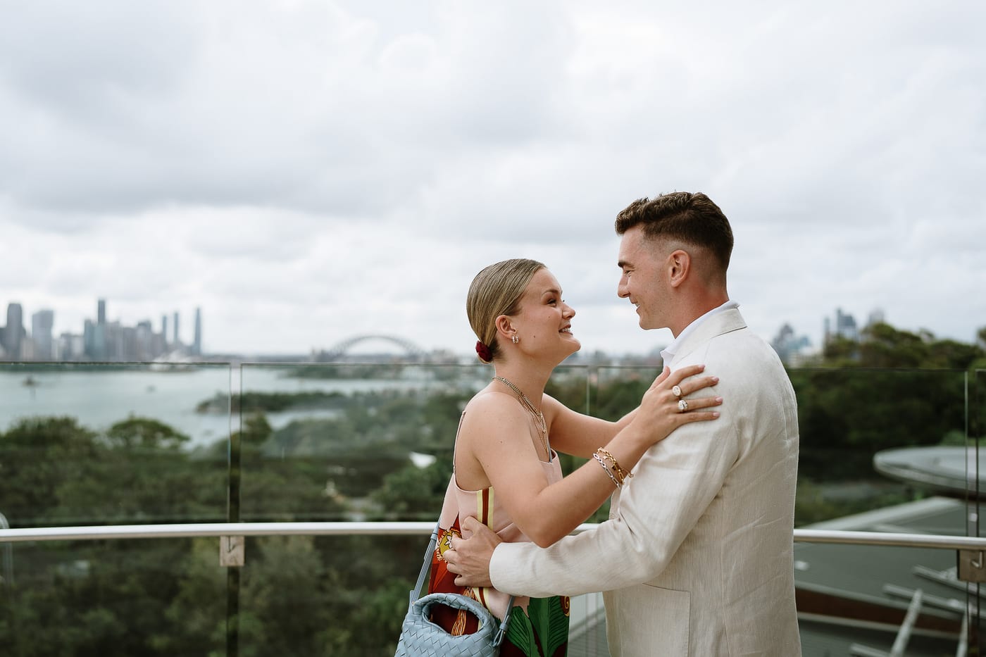 Andrew and Edwina's Surprise Proposal at Taronga Zoo Rooftop | Sydney Proposal Photography