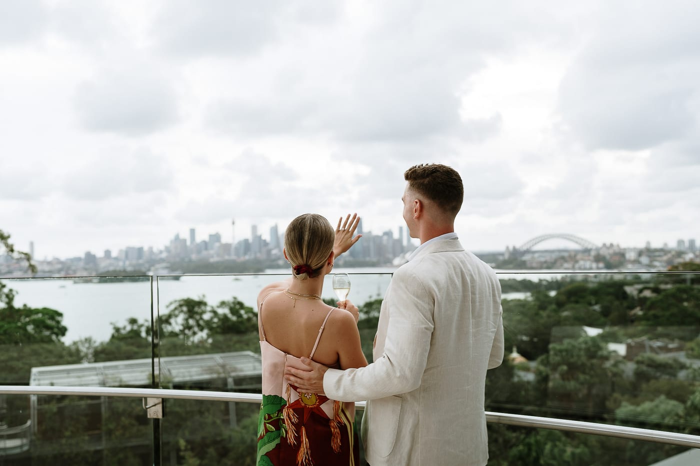Andrew and Edwina's Surprise Proposal at Taronga Zoo Rooftop | Sydney Proposal Photography