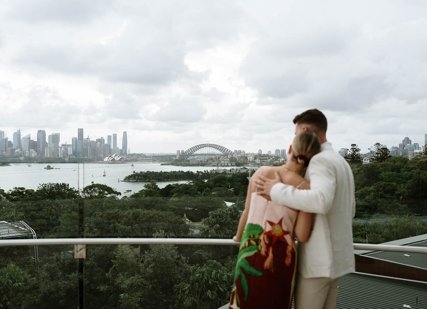 Andrew and Edwina's Surprise Proposal at Taronga Zoo Rooftop | Sydney Proposal Photography