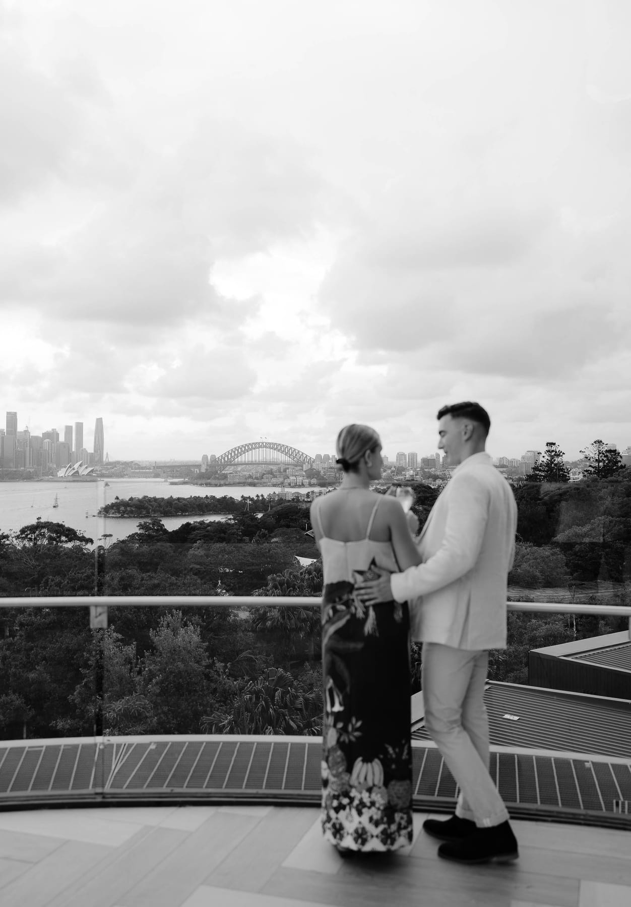 Andrew and Edwina's Surprise Proposal at Taronga Zoo Rooftop | Sydney Proposal Photography