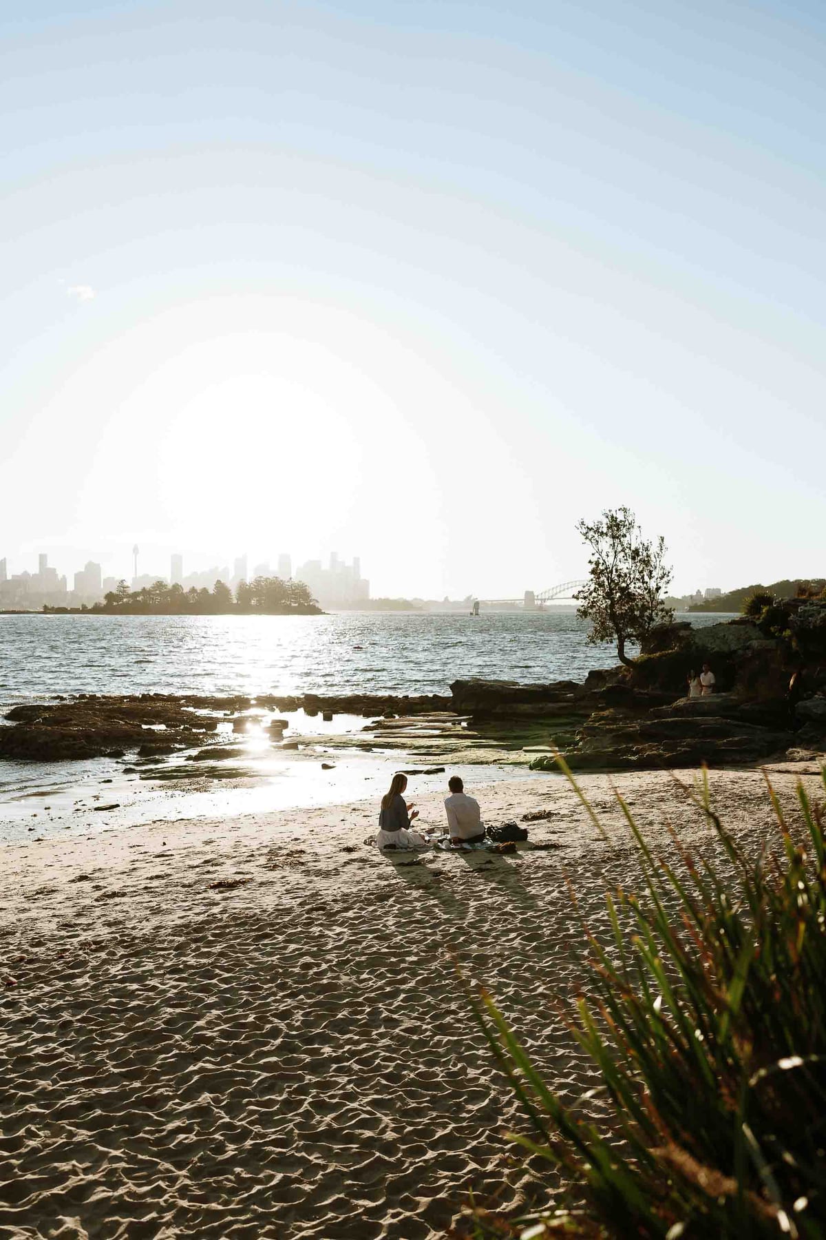 Alex’s Surprise Proposal at Milk Beach | Sydney Harbour Couples Photography