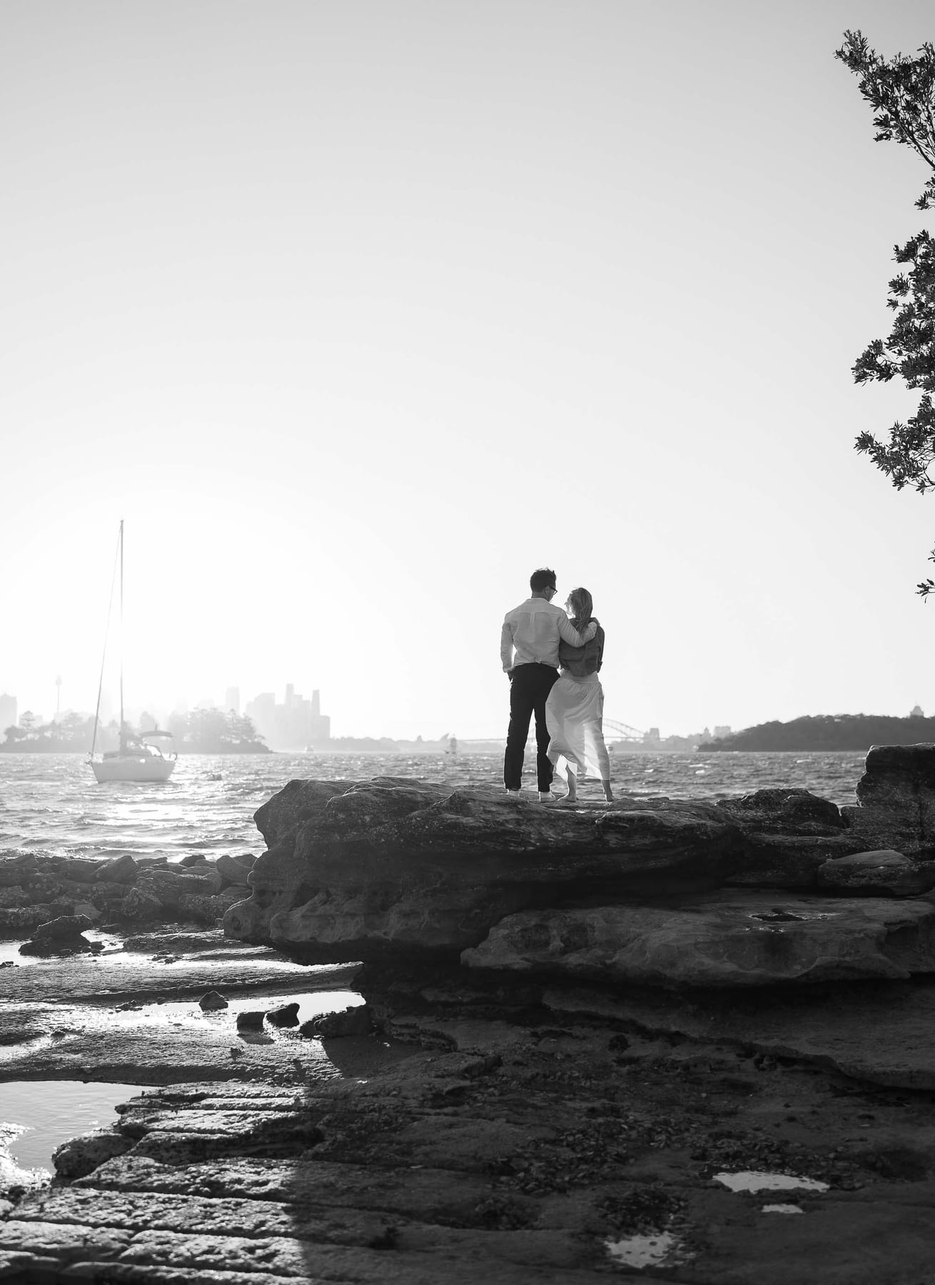 Alex’s Surprise Proposal at Milk Beach | Sydney Harbour Couples Photography