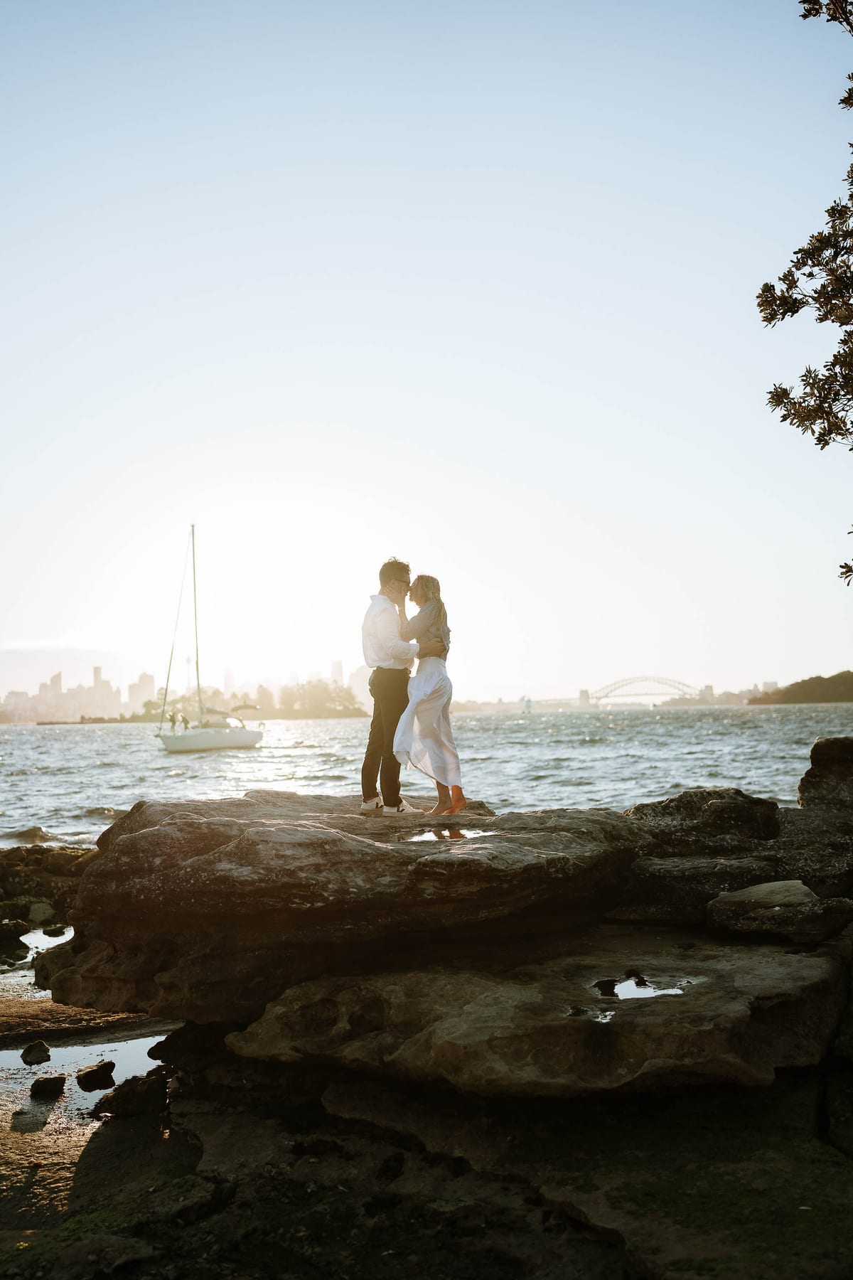 Alex’s Surprise Proposal at Milk Beach | Sydney Harbour Couples Photography