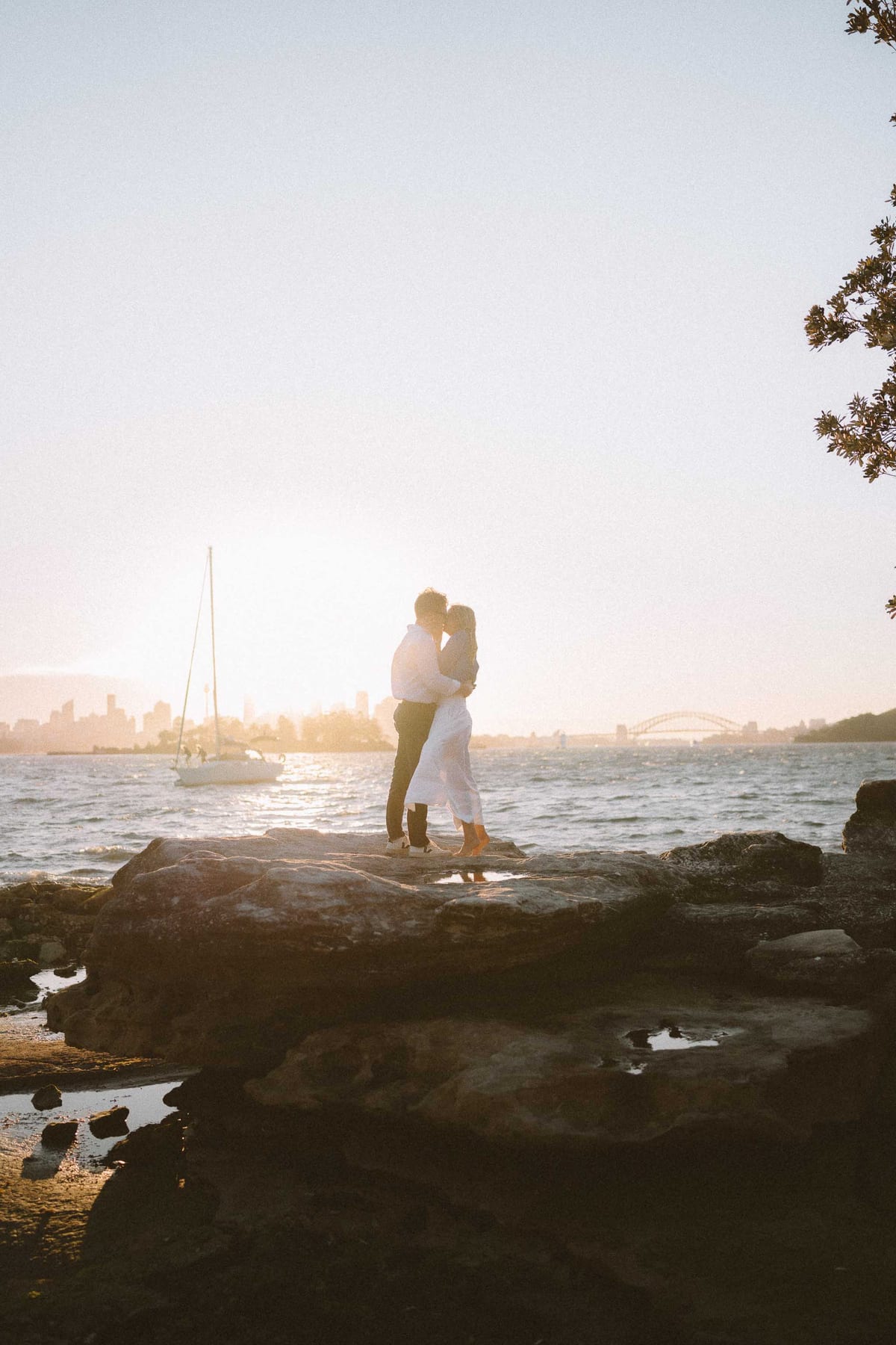 Alex’s Surprise Proposal at Milk Beach | Sydney Harbour Couples Photography