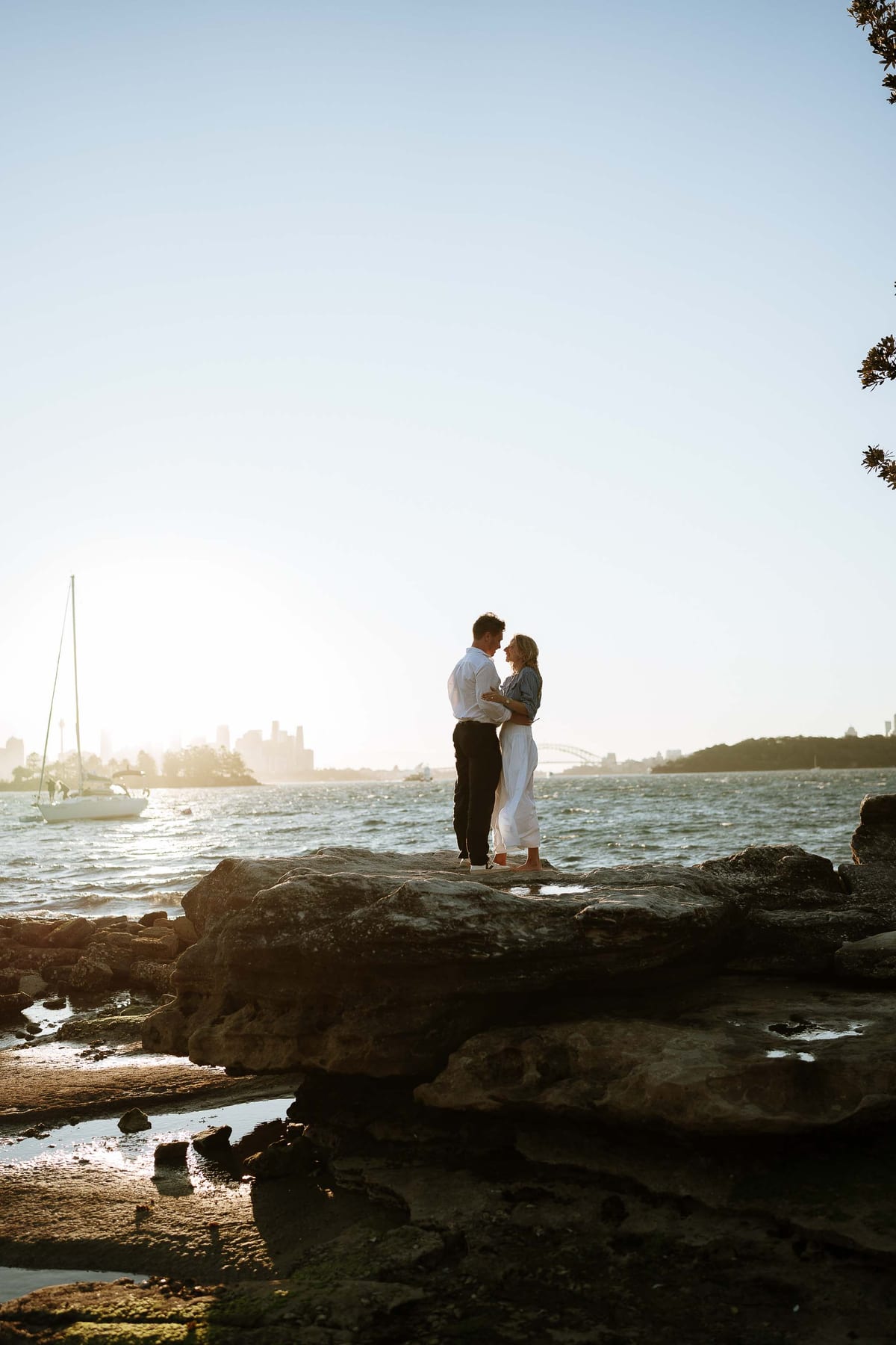 Alex’s Surprise Proposal at Milk Beach | Sydney Harbour Couples Photography