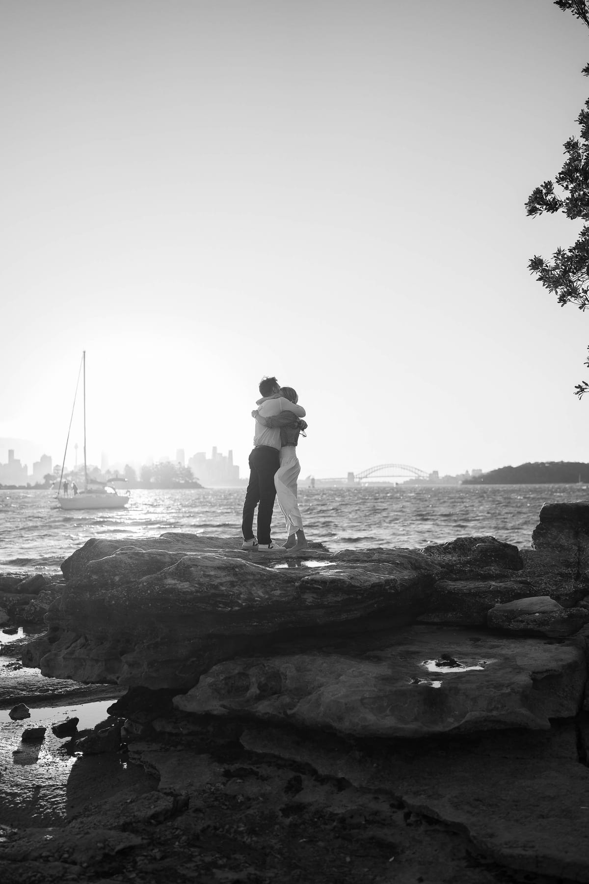 Alex’s Surprise Proposal at Milk Beach | Sydney Harbour Couples Photography