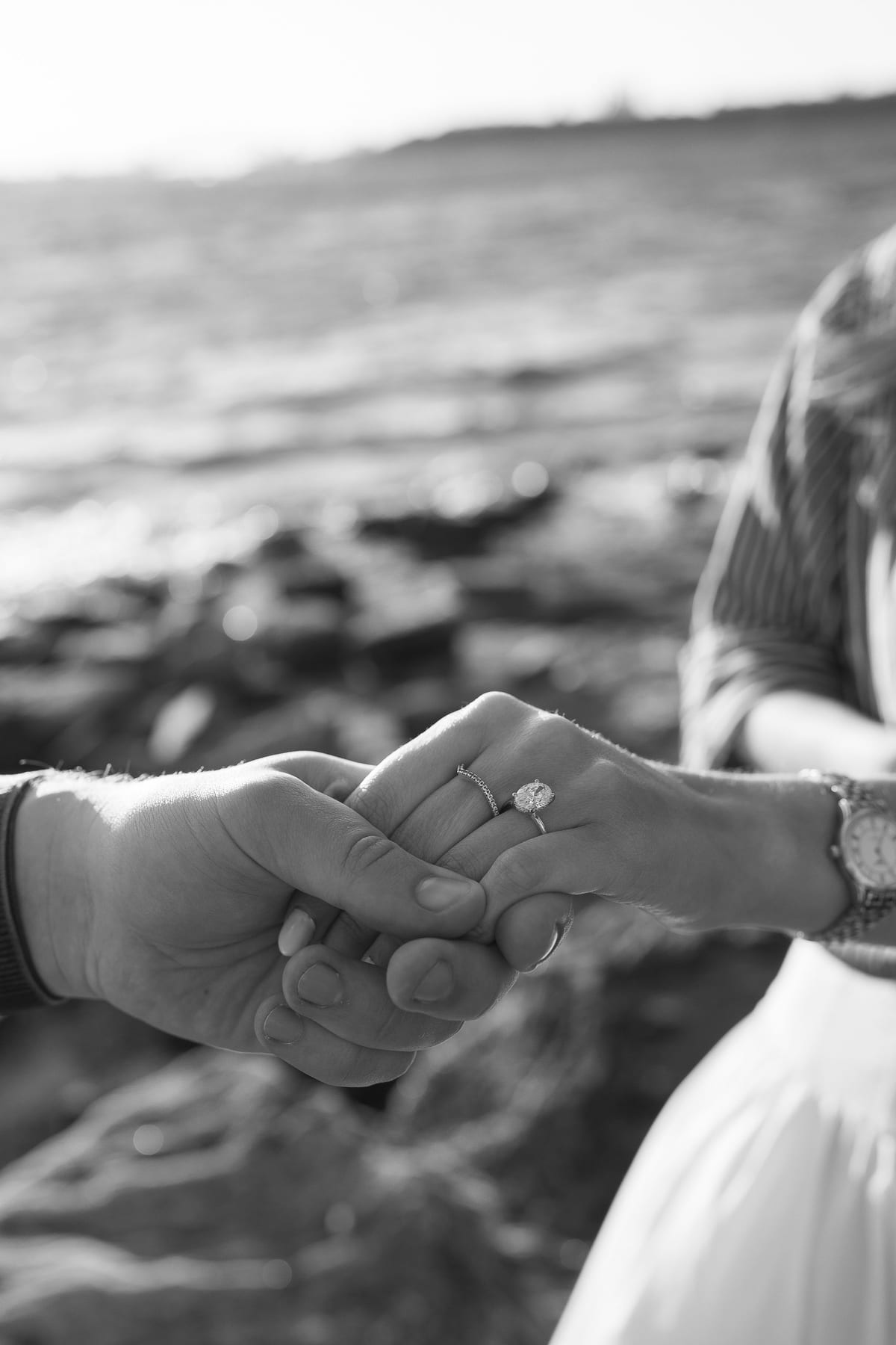 Alex’s Surprise Proposal at Milk Beach | Sydney Harbour Couples Photography