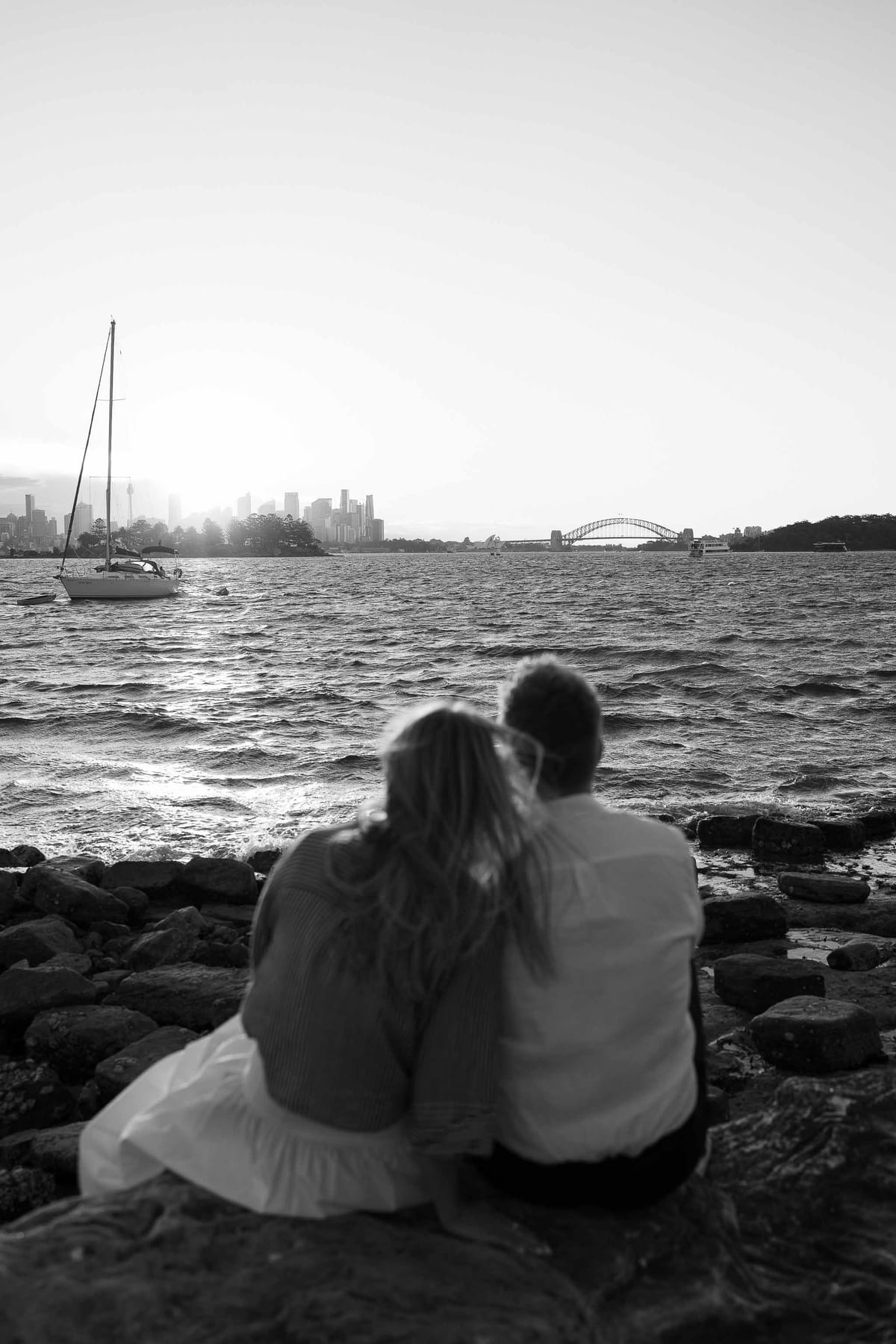 Alex’s Surprise Proposal at Milk Beach | Sydney Harbour Couples Photography