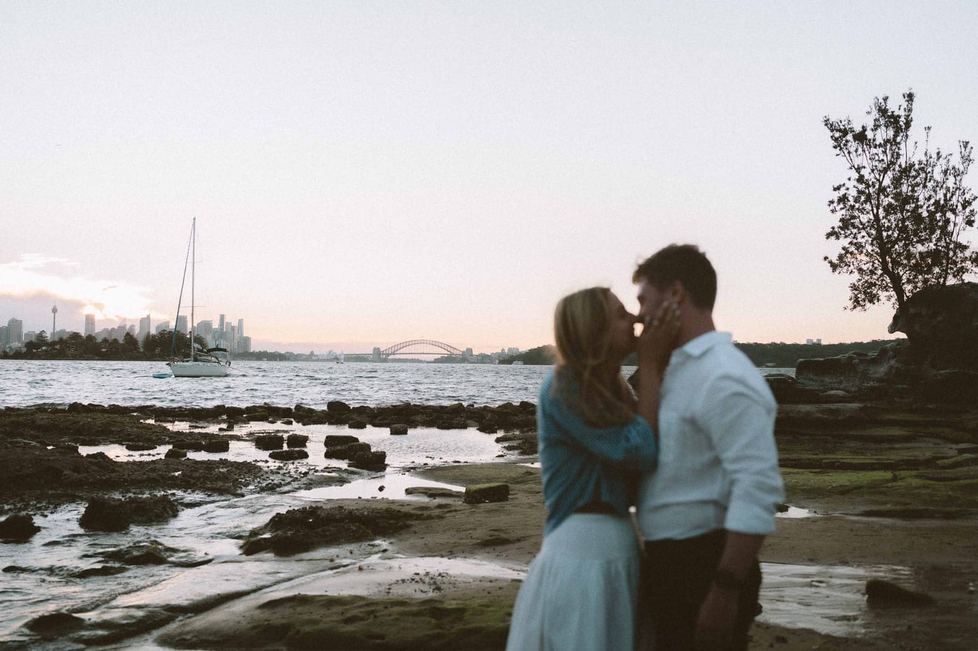 Alex’s Surprise Proposal at Milk Beach | Sydney Harbour Couples Photography