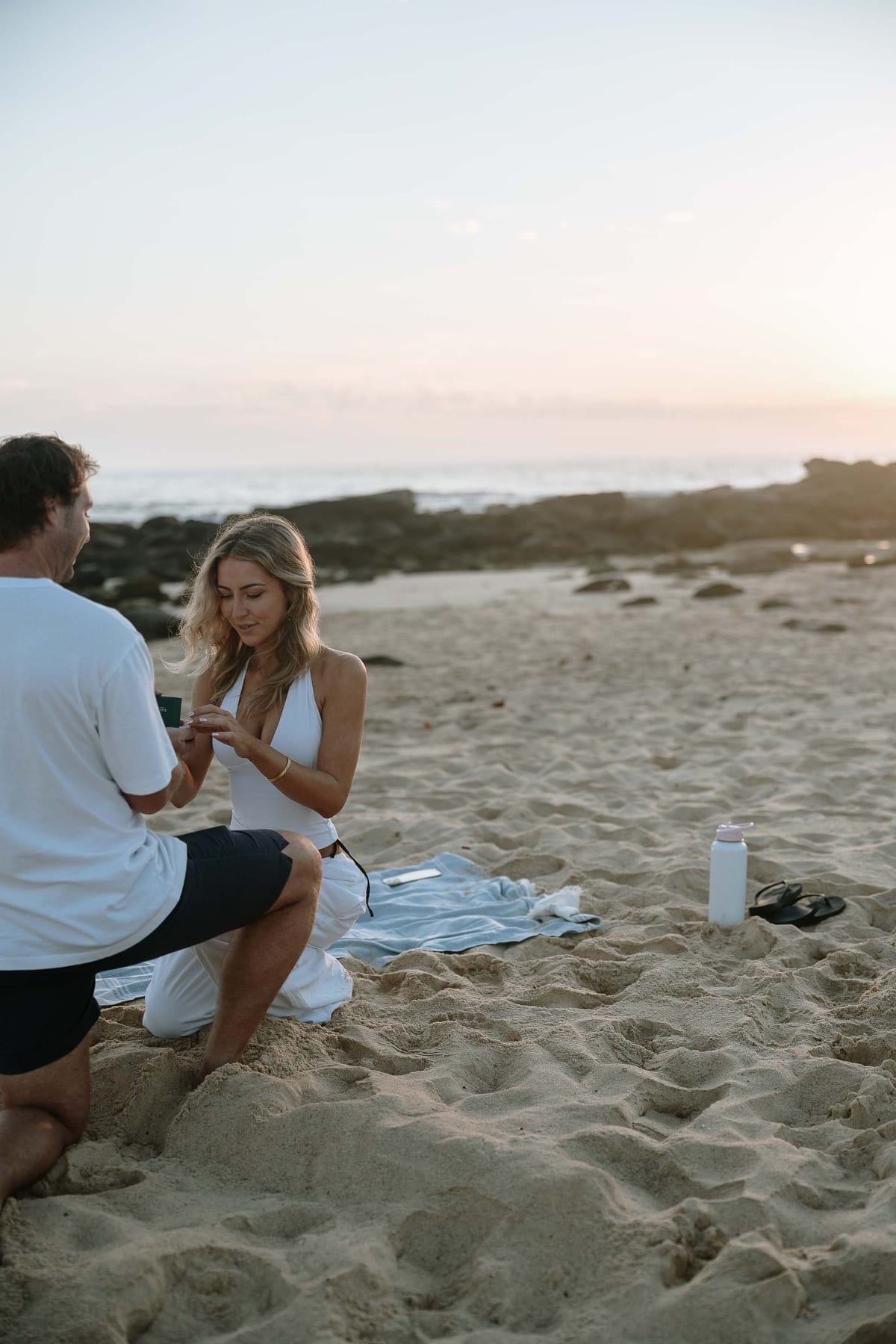 Emma and Bayd’s Sunrise Proposal at Maroubra Beach | Sydney Engagement Photography