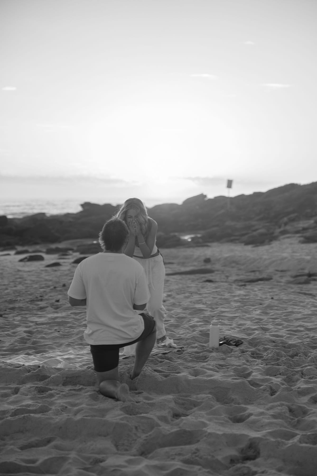 Emma and Bayd’s Sunrise Proposal at Maroubra Beach | Sydney Engagement Photography
