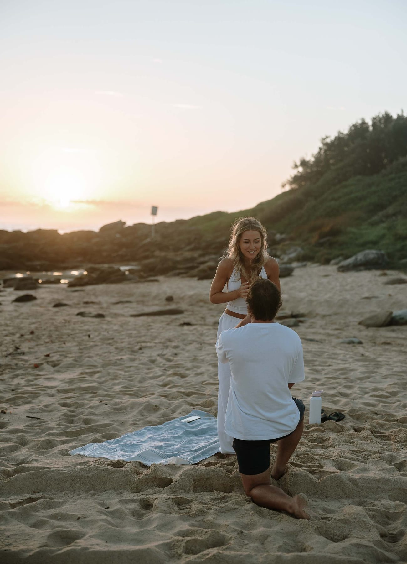 Emma and Bayd’s Sunrise Proposal at Maroubra Beach | Sydney Engagement Photography