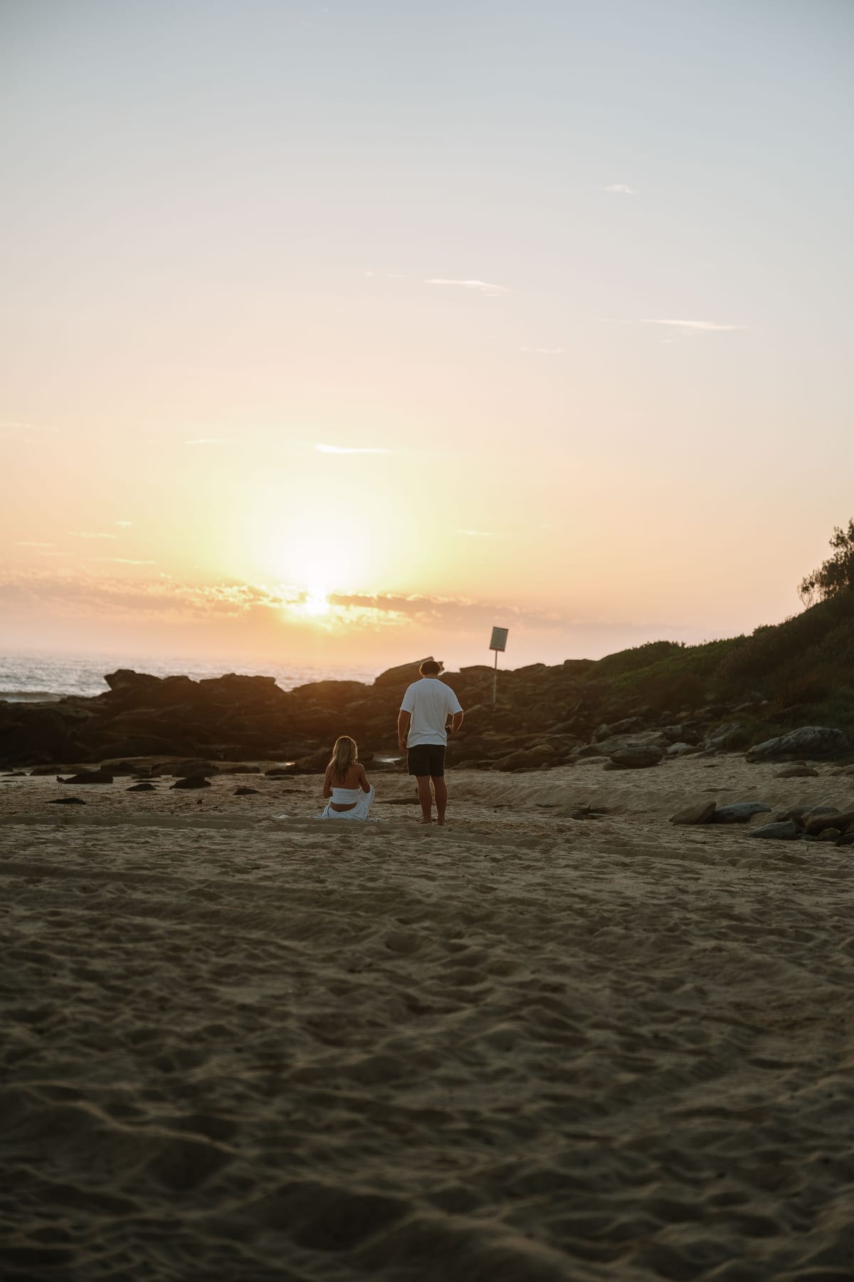 Emma and Bayd’s Sunrise Proposal at Maroubra Beach | Sydney Engagement Photography