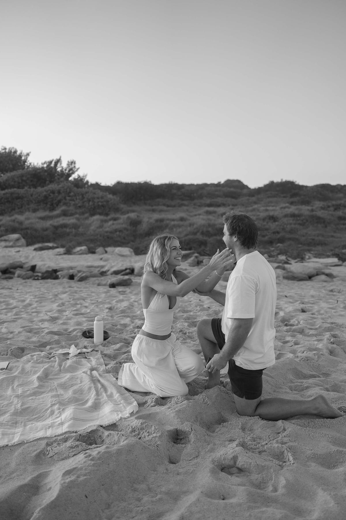 Emma and Bayd’s Sunrise Proposal at Maroubra Beach | Sydney Engagement Photography