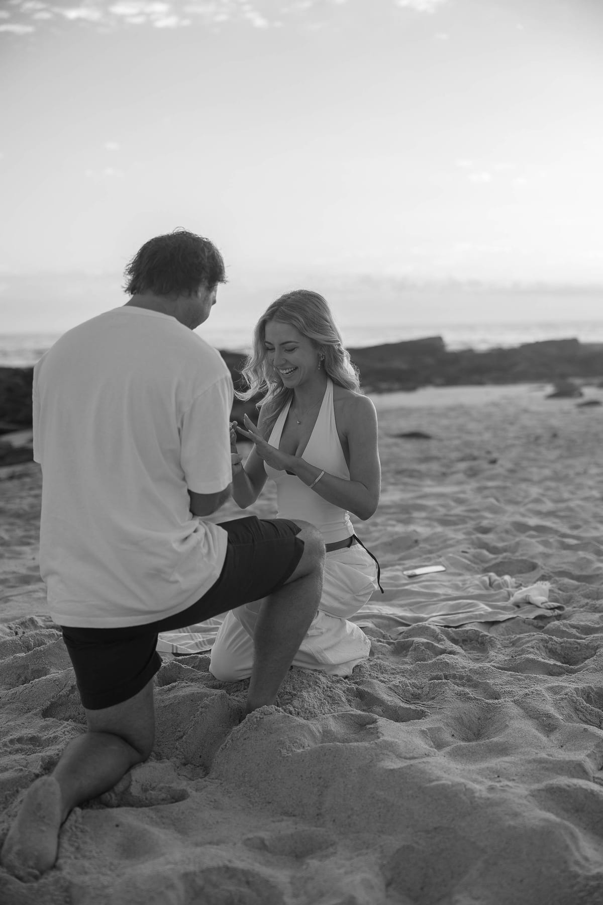 Emma and Bayd’s Sunrise Proposal at Maroubra Beach | Sydney Engagement Photography