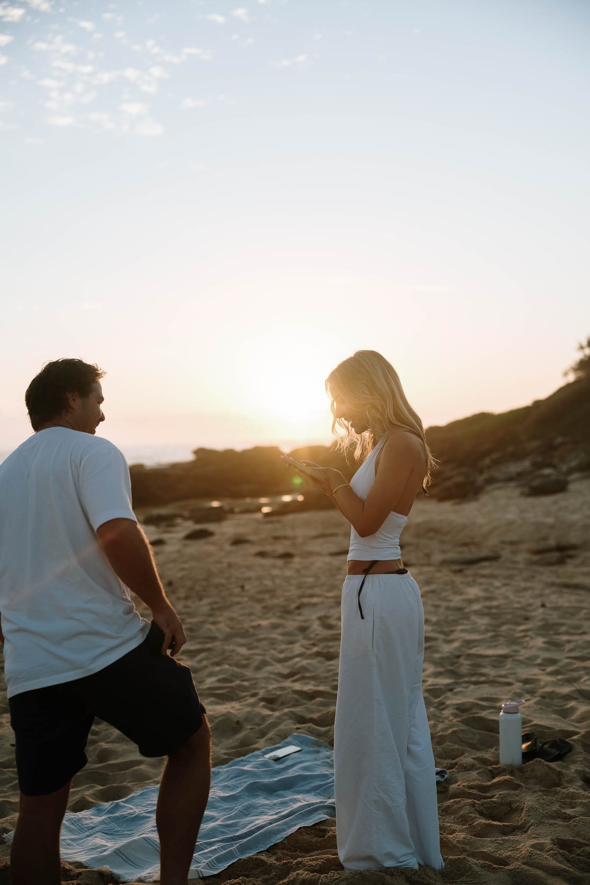 Emma and Bayd’s Sunrise Proposal at Maroubra Beach | Sydney Engagement Photography