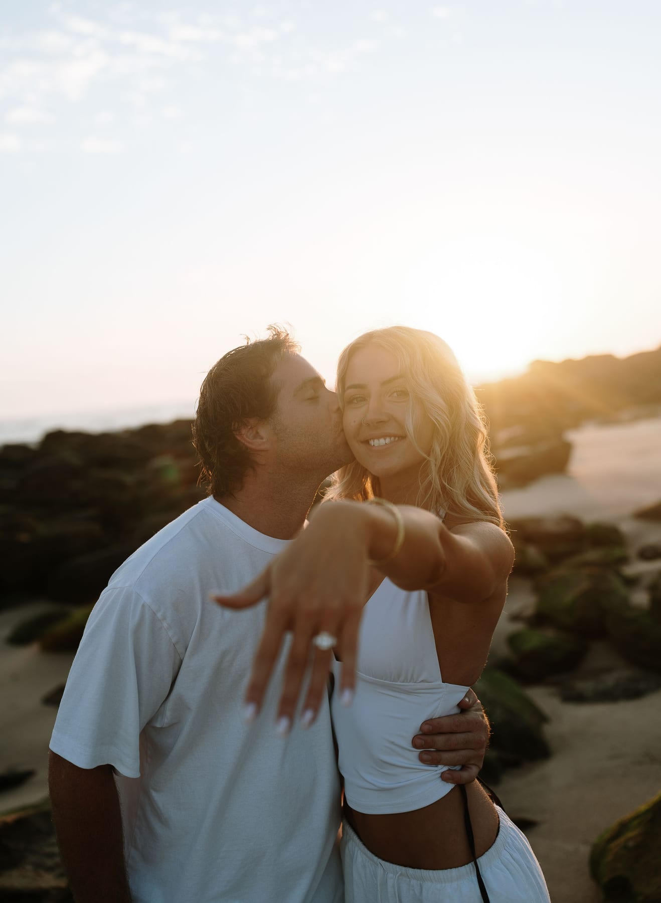 Emma and Bayd’s Sunrise Proposal at Maroubra Beach | Sydney Engagement Photography