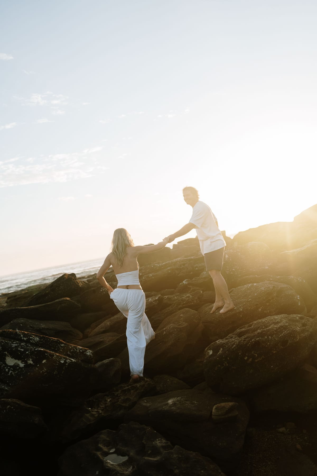 Emma and Bayd’s Sunrise Proposal at Maroubra Beach | Sydney Engagement Photography