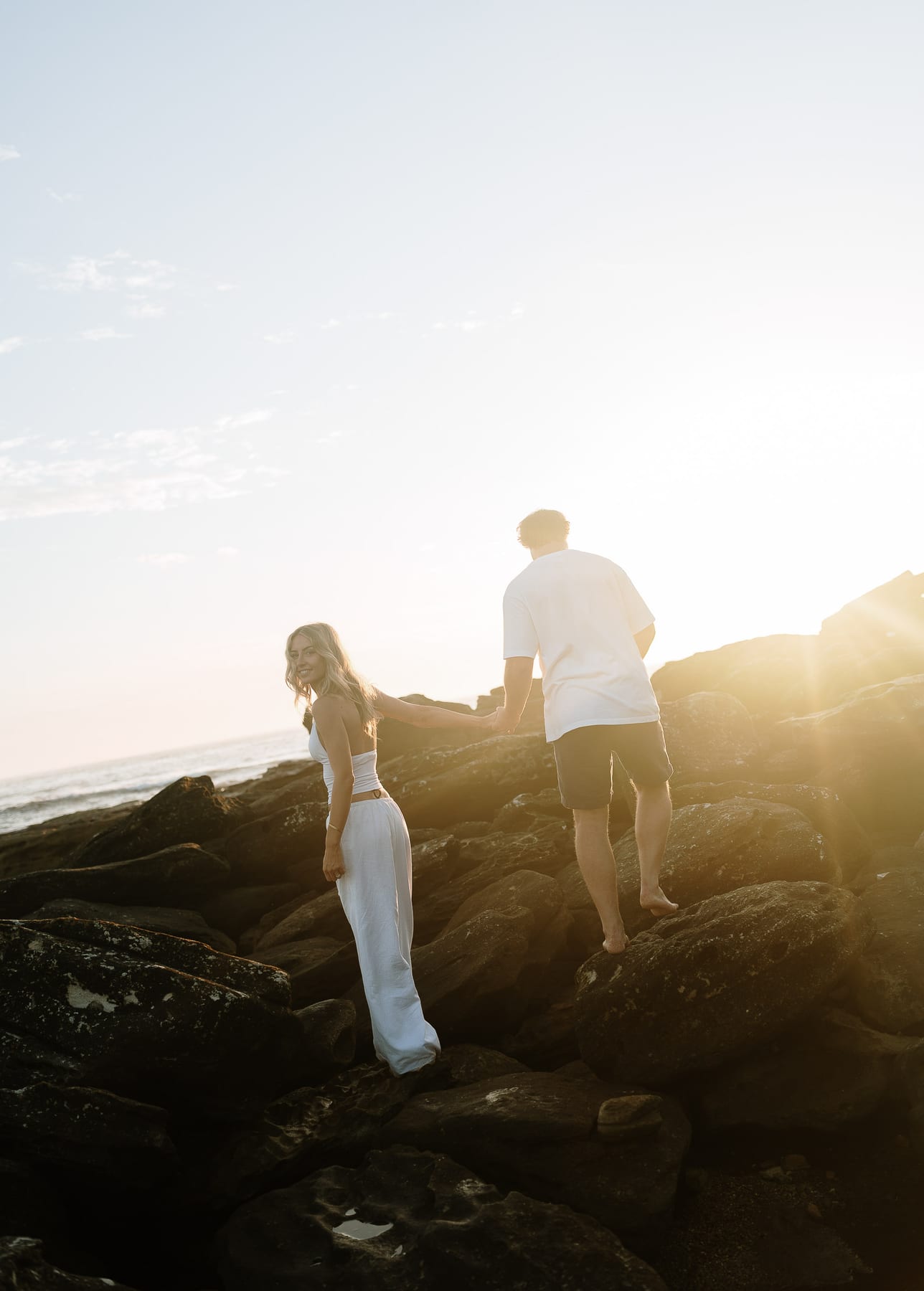 Emma and Bayd’s Sunrise Proposal at Maroubra Beach | Sydney Engagement Photography