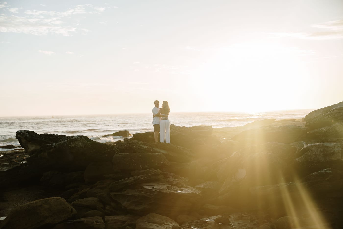 Emma and Bayd’s Sunrise Proposal at Maroubra Beach | Sydney Engagement Photography