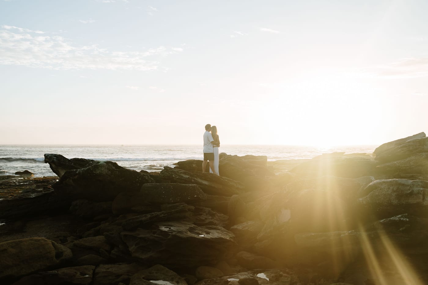 Emma and Bayd’s Sunrise Proposal at Maroubra Beach | Sydney Engagement Photography