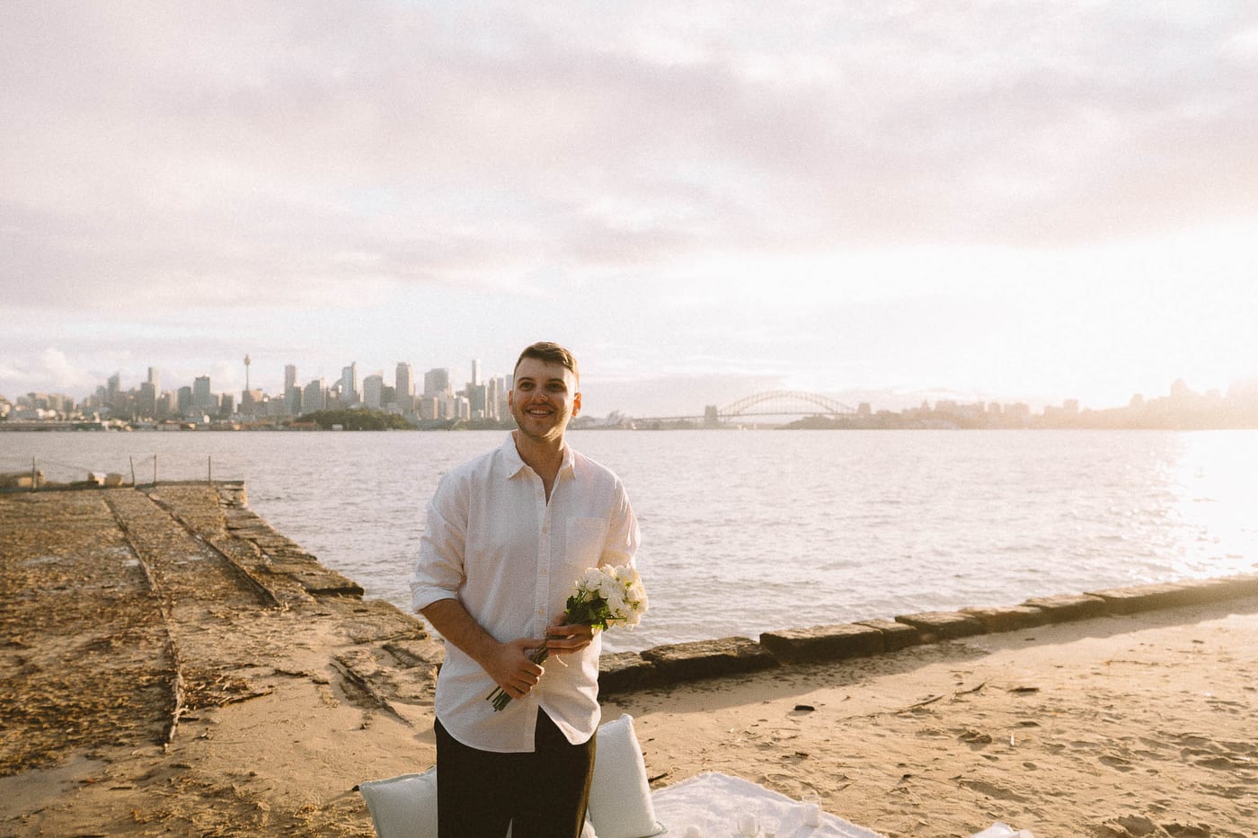 Ben and Soph’s Proposal at Bradleys Head Amphitheatre | Sydney Harbour Engagement Photography