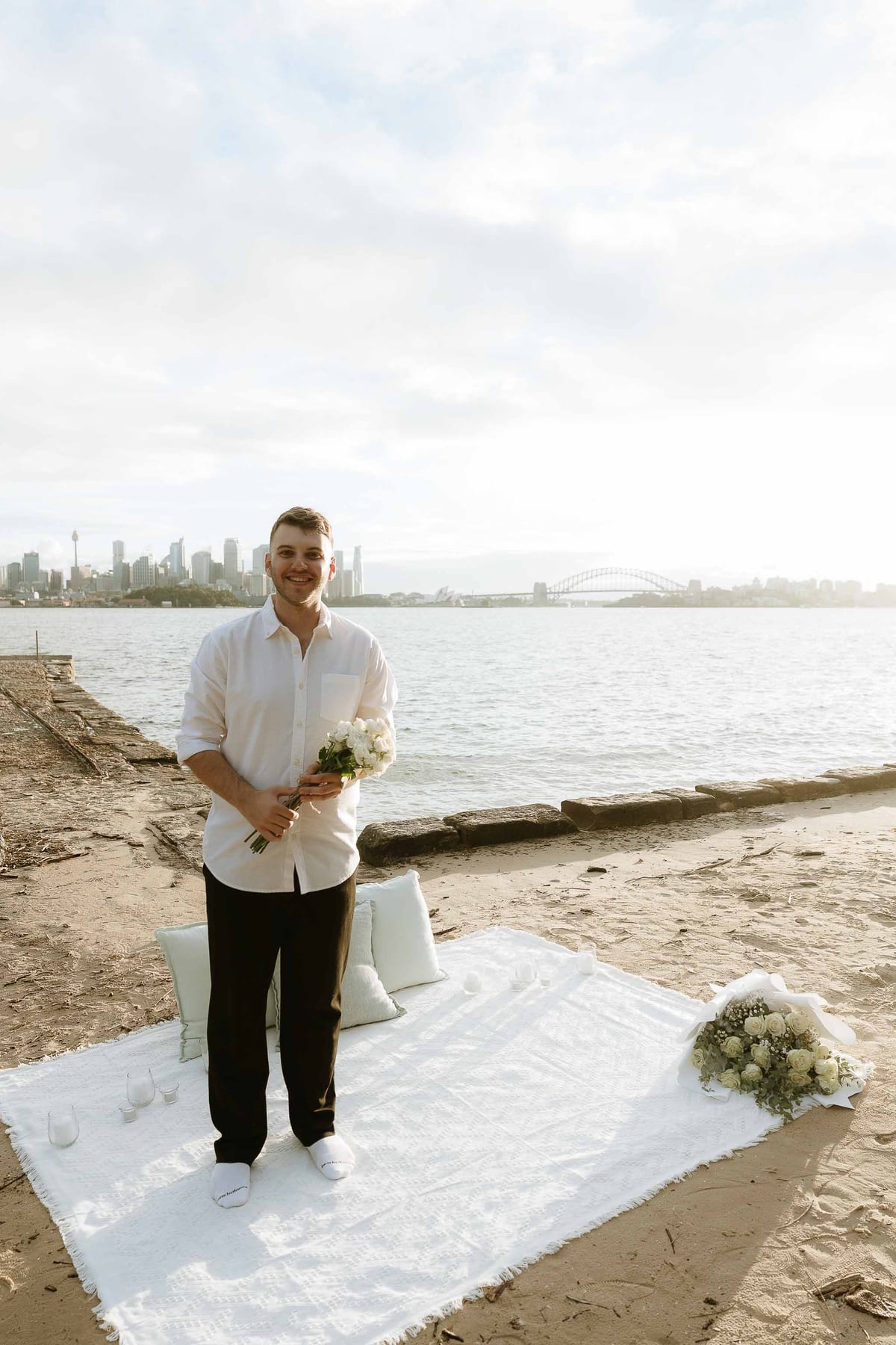 Ben and Soph’s Proposal at Bradleys Head Amphitheatre | Sydney Harbour Engagement Photography