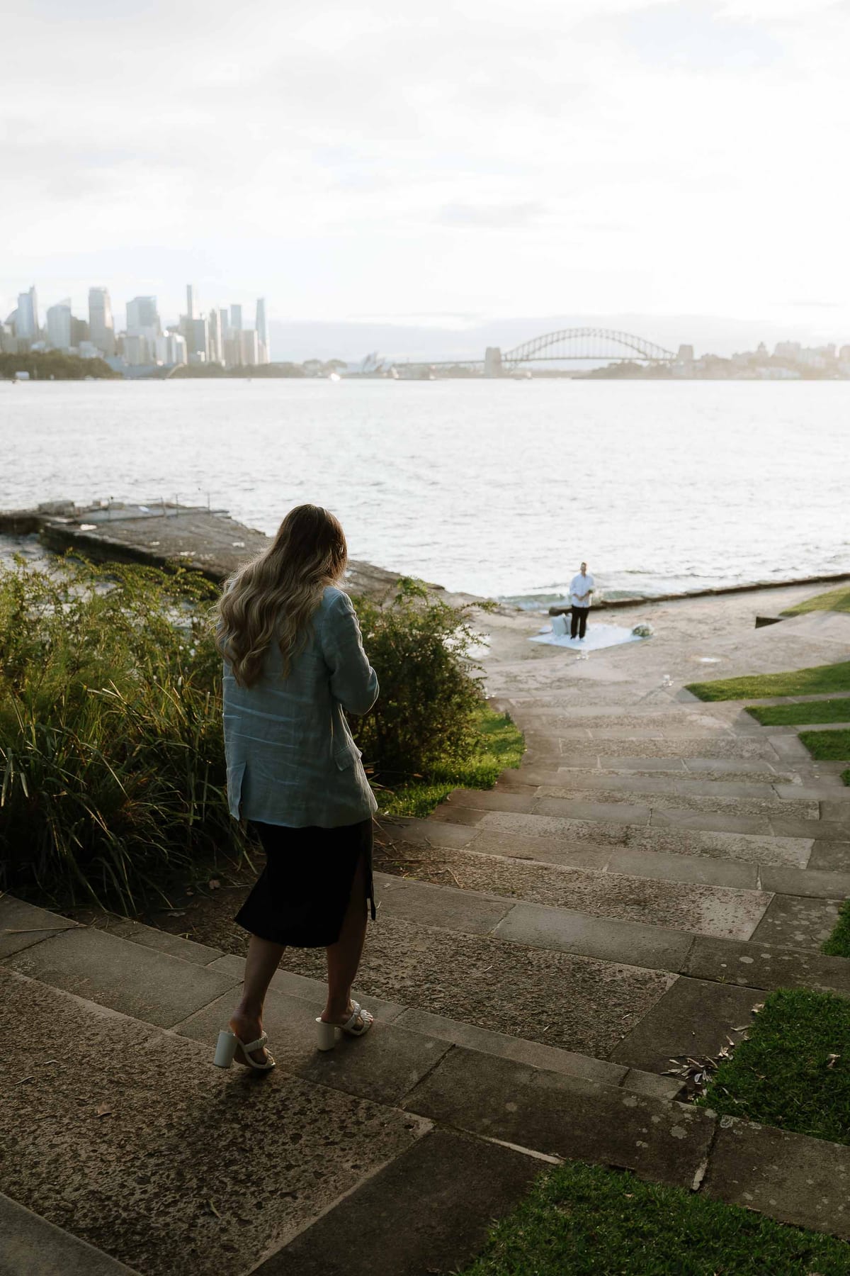 Ben and Soph’s Proposal at Bradleys Head Amphitheatre | Sydney Harbour Engagement Photography