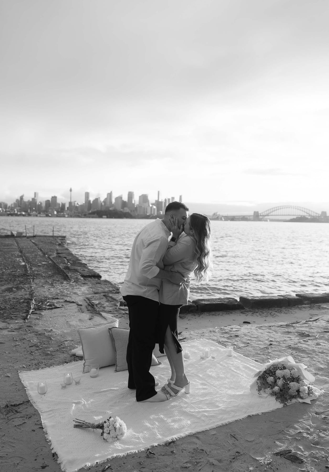 Ben and Soph’s Proposal at Bradleys Head Amphitheatre | Sydney Harbour Engagement Photography