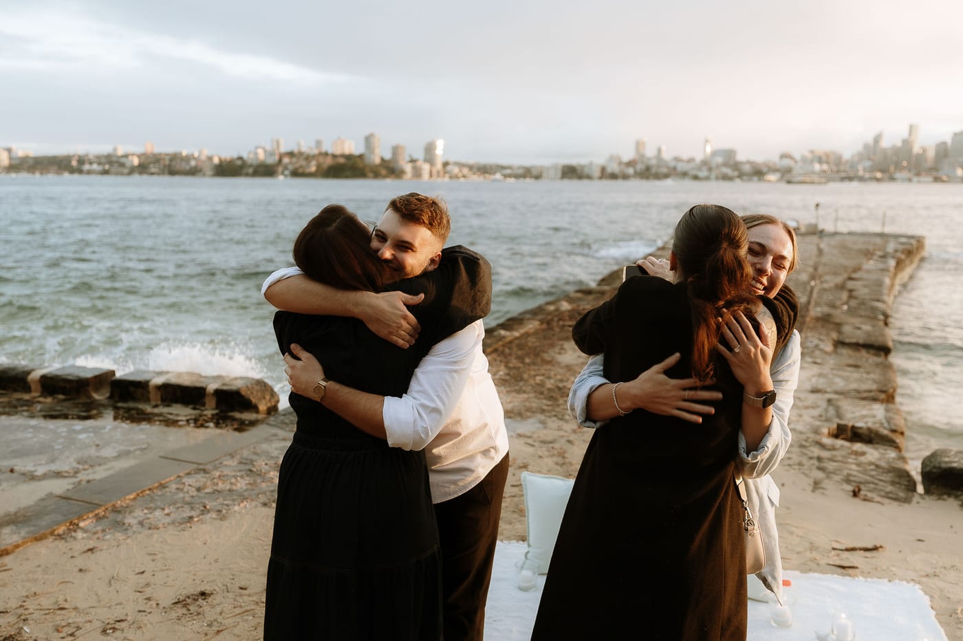 Ben and Soph’s Proposal at Bradleys Head Amphitheatre | Sydney Harbour Engagement Photography