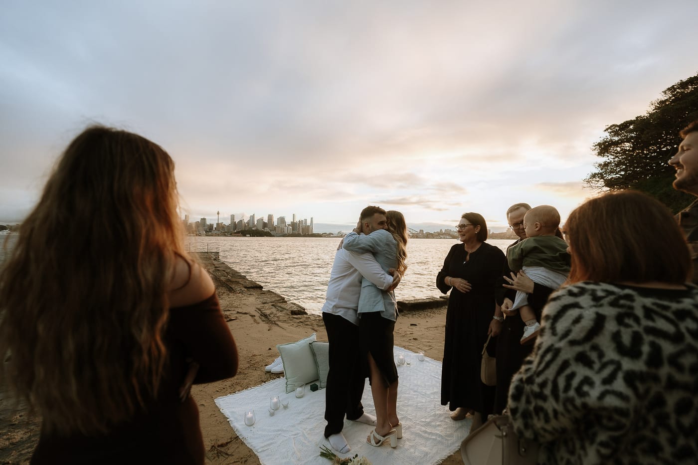Ben and Soph’s Proposal at Bradleys Head Amphitheatre | Sydney Harbour Engagement Photography