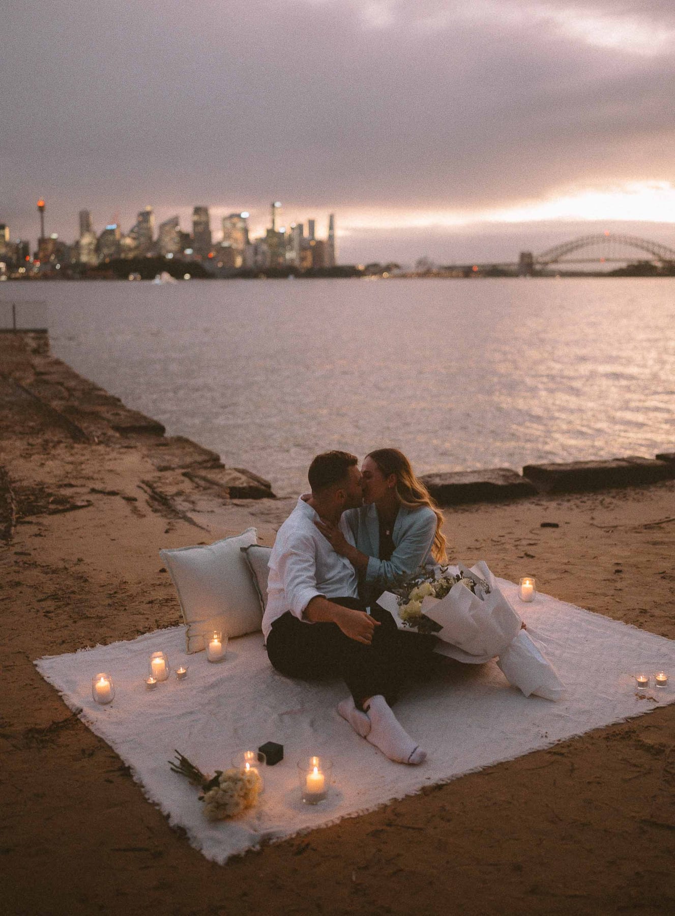Ben and Soph’s Proposal at Bradleys Head Amphitheatre | Sydney Harbour Engagement Photography