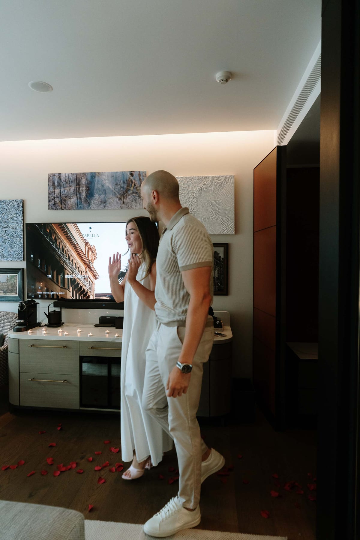 Private Proposal at Capella Sydney | Luxury Engagement Photography in the Heart of the City