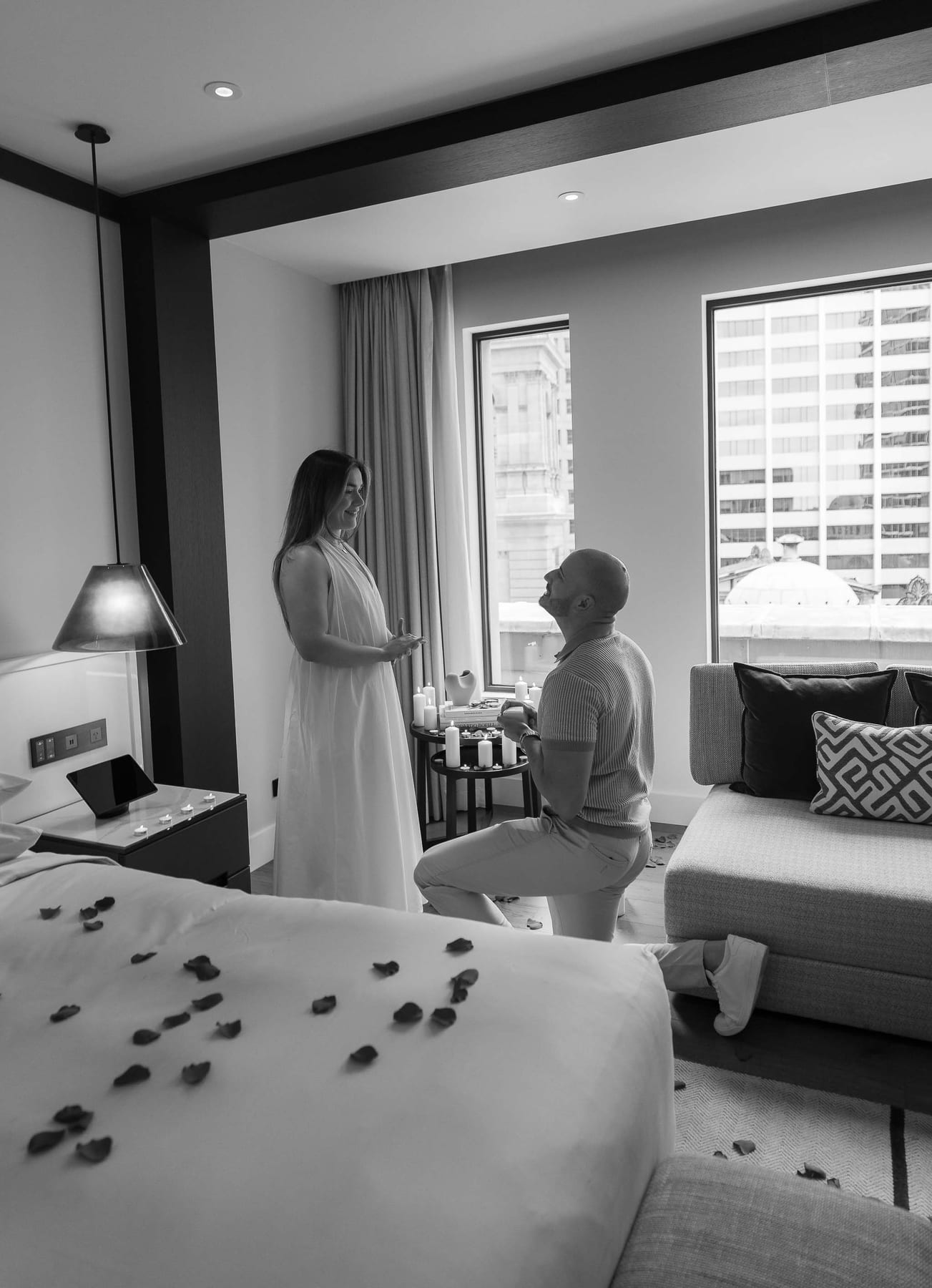 Private Proposal at Capella Sydney | Luxury Engagement Photography in the Heart of the City