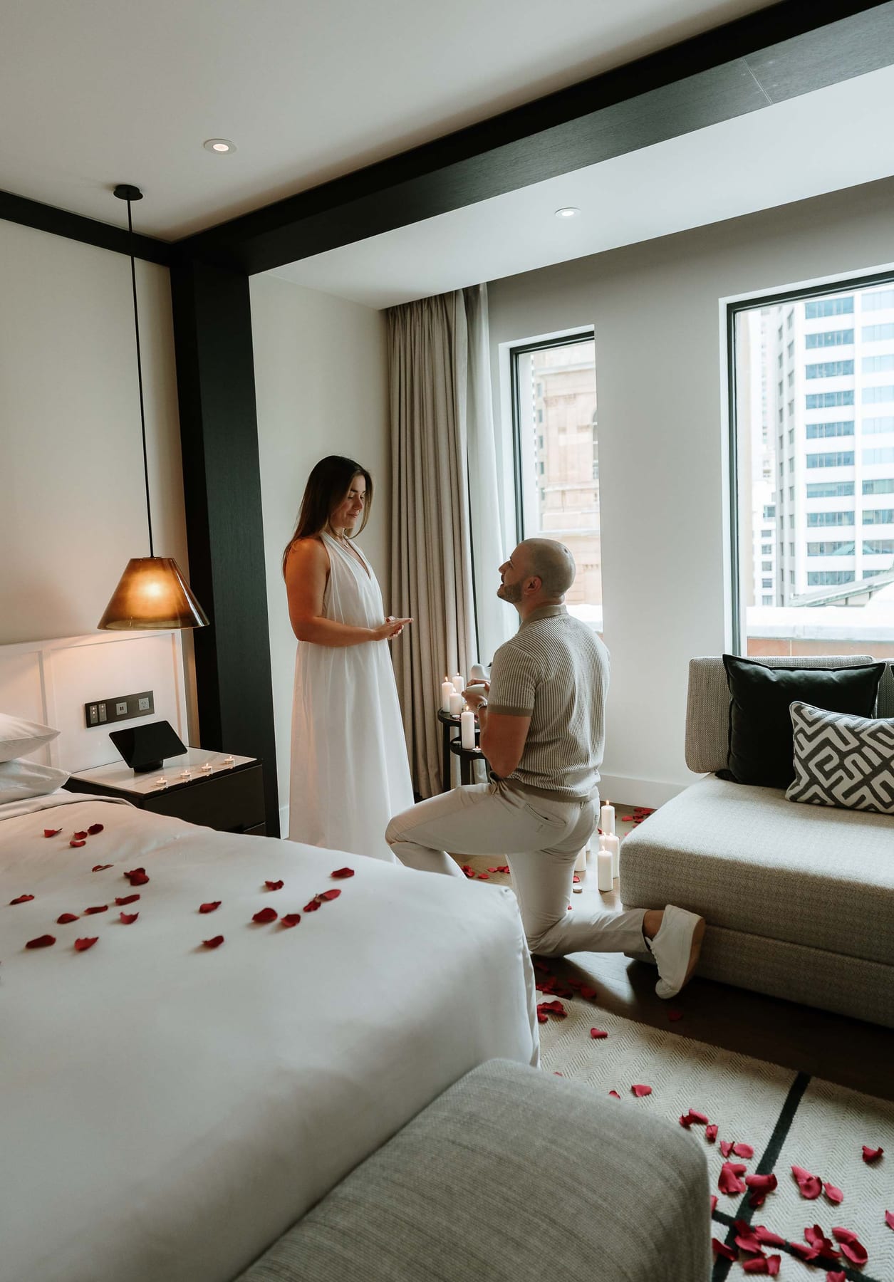 Private Proposal at Capella Sydney | Luxury Engagement Photography in the Heart of the City