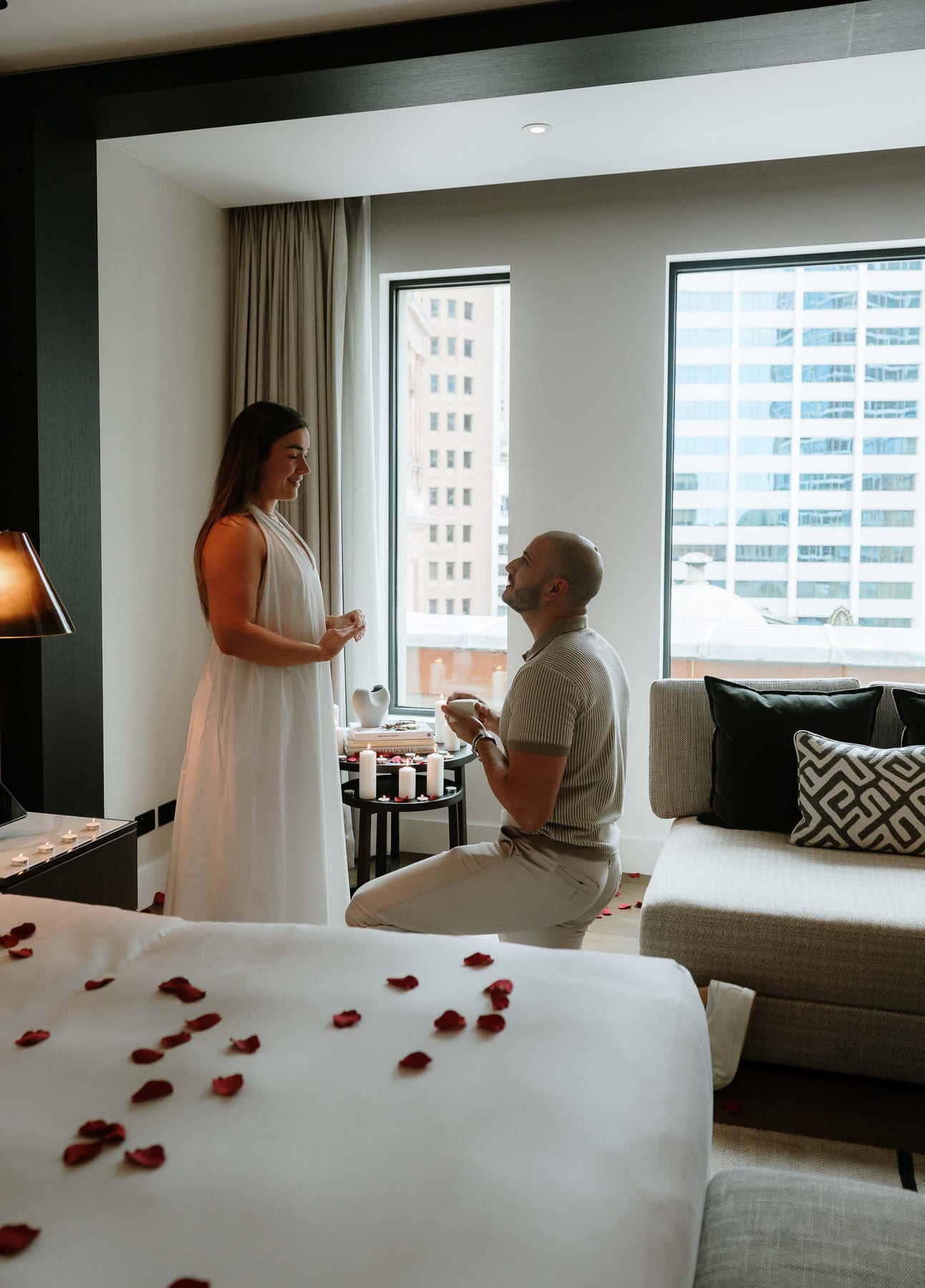 Private Proposal at Capella Sydney | Luxury Engagement Photography in the Heart of the City