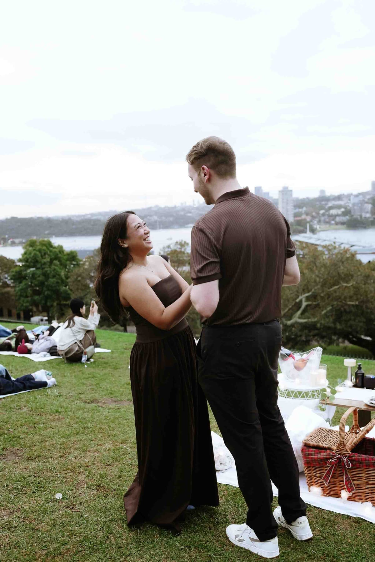 Dylan’s Surprise Proposal at Observatory Hill | Sydney Harbour Engagement Photography