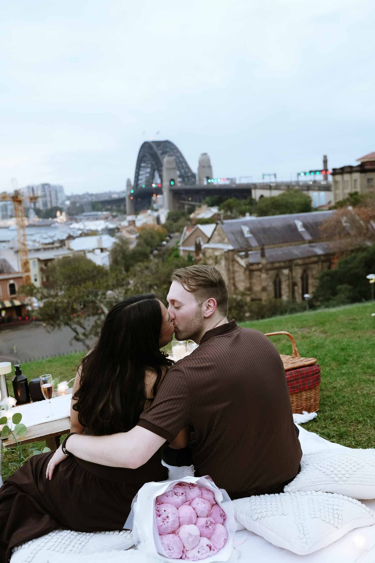 Dylan’s Surprise Proposal at Observatory Hill | Sydney Harbour Engagement Photography