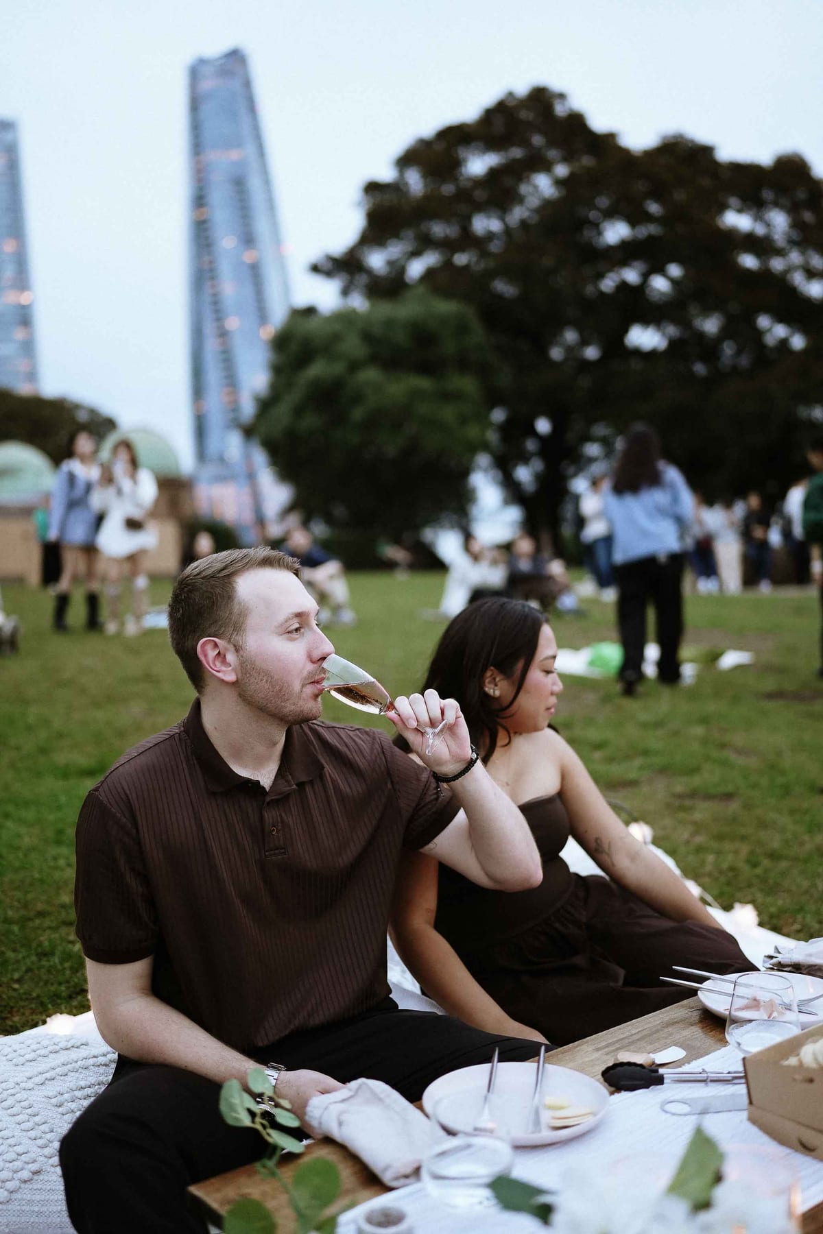Dylan’s Surprise Proposal at Observatory Hill | Sydney Harbour Engagement Photography