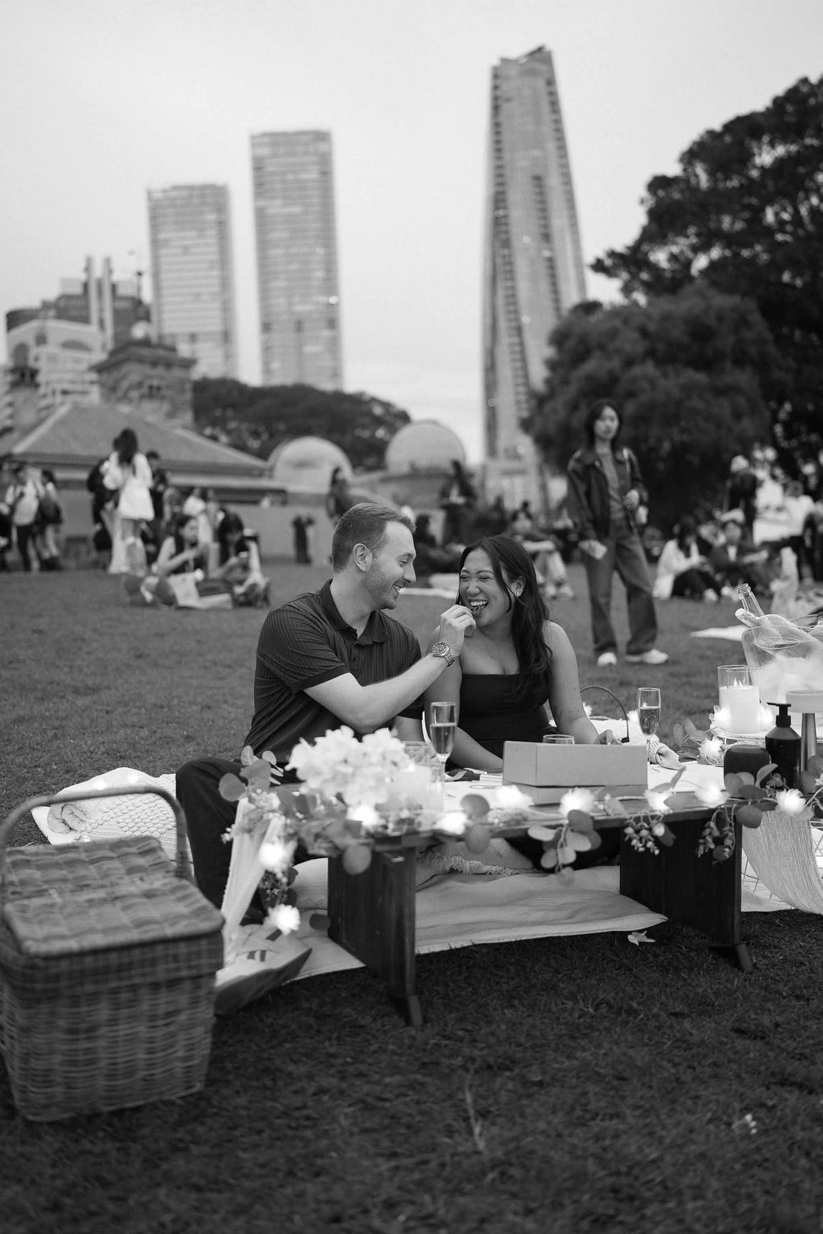 Dylan’s Surprise Proposal at Observatory Hill | Sydney Harbour Engagement Photography