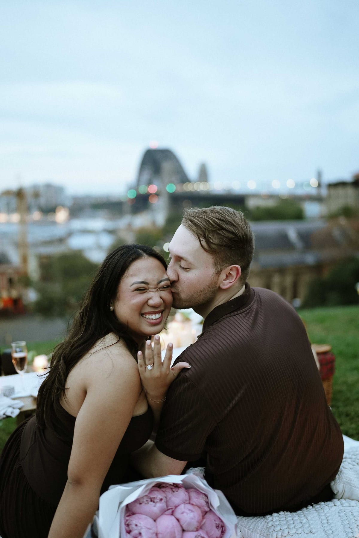 Dylan’s Surprise Proposal at Observatory Hill | Sydney Harbour Engagement Photography