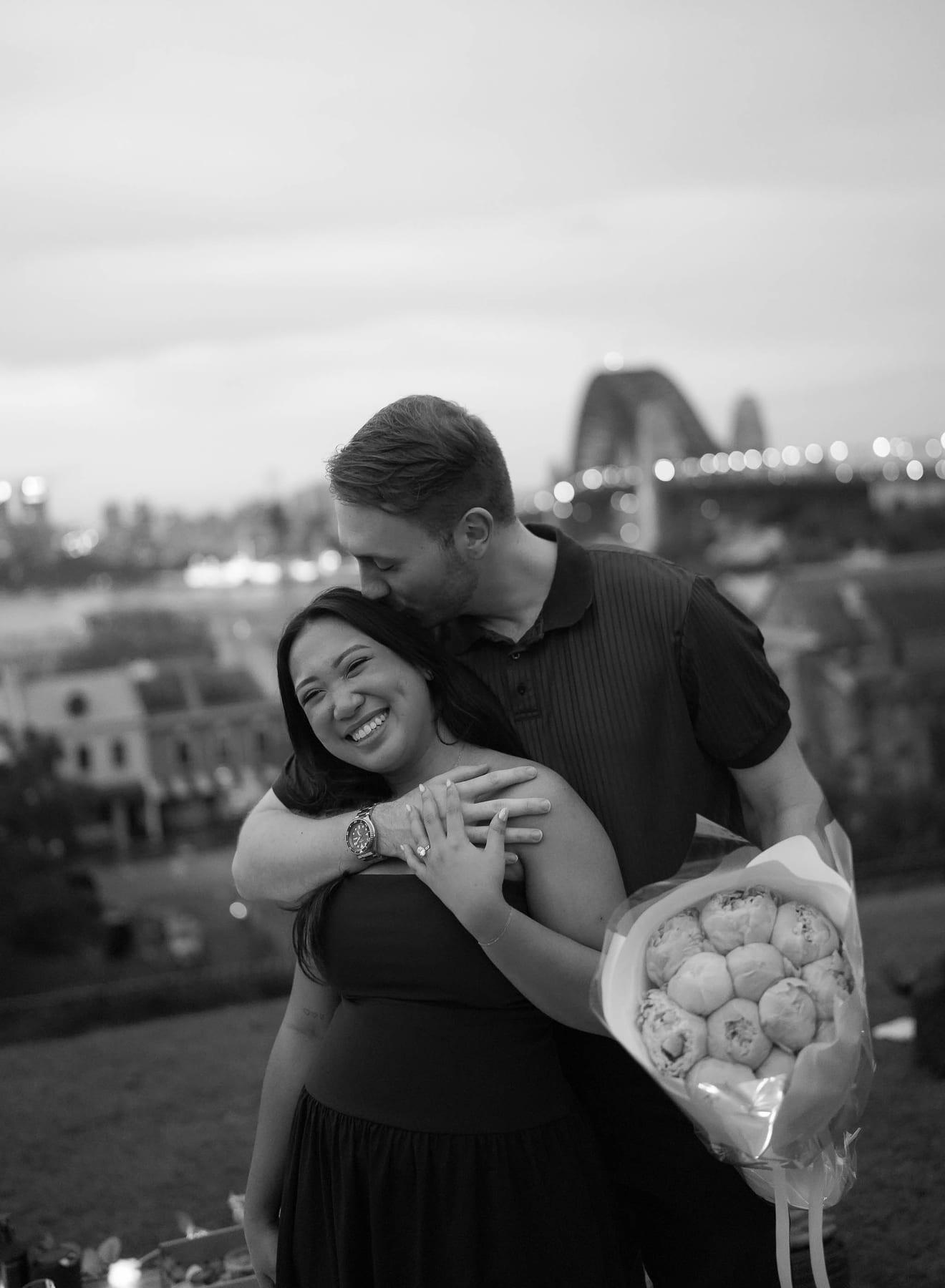 Dylan’s Surprise Proposal at Observatory Hill | Sydney Harbour Engagement Photography