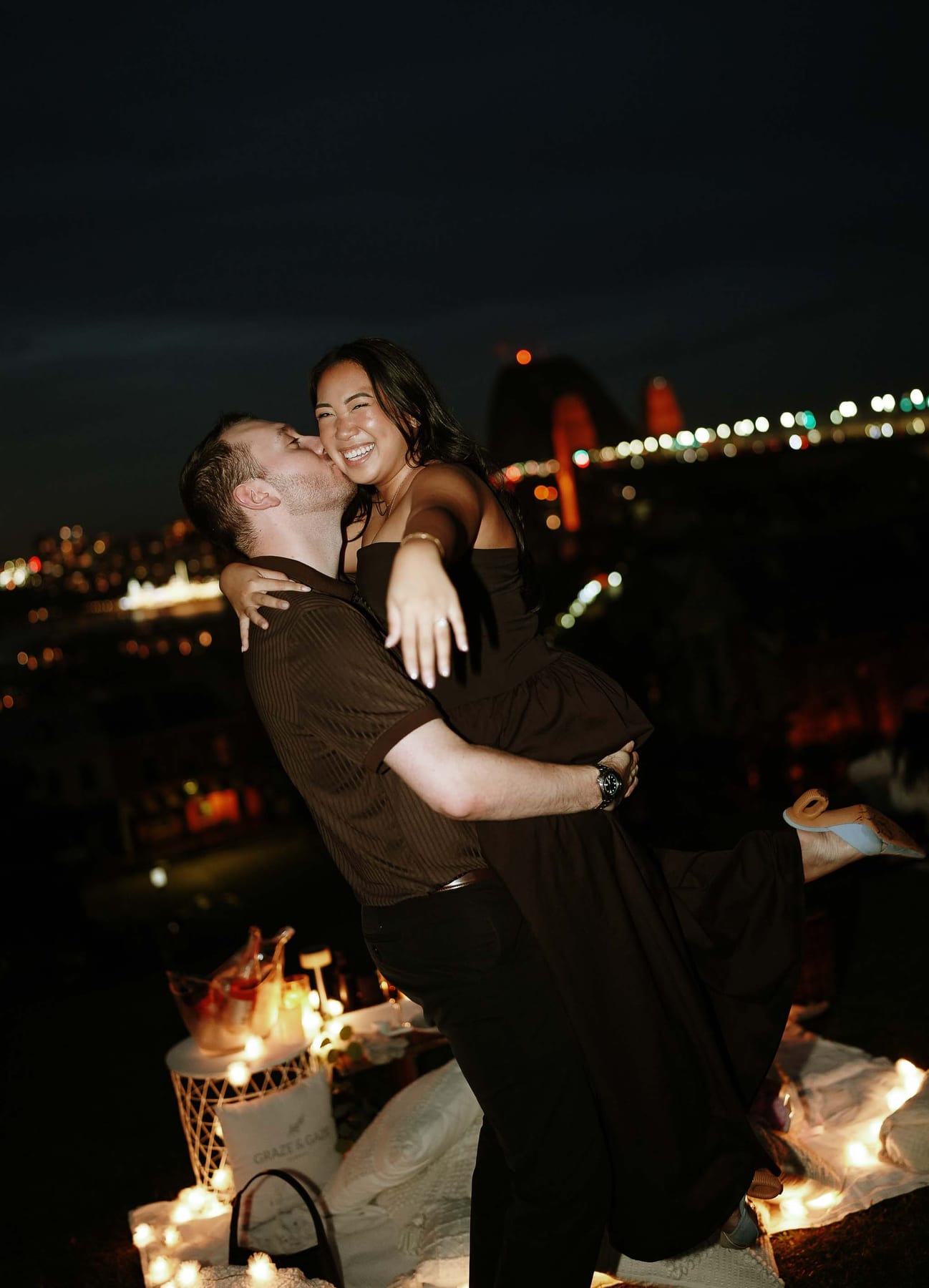 Dylan’s Surprise Proposal at Observatory Hill | Sydney Harbour Engagement Photography