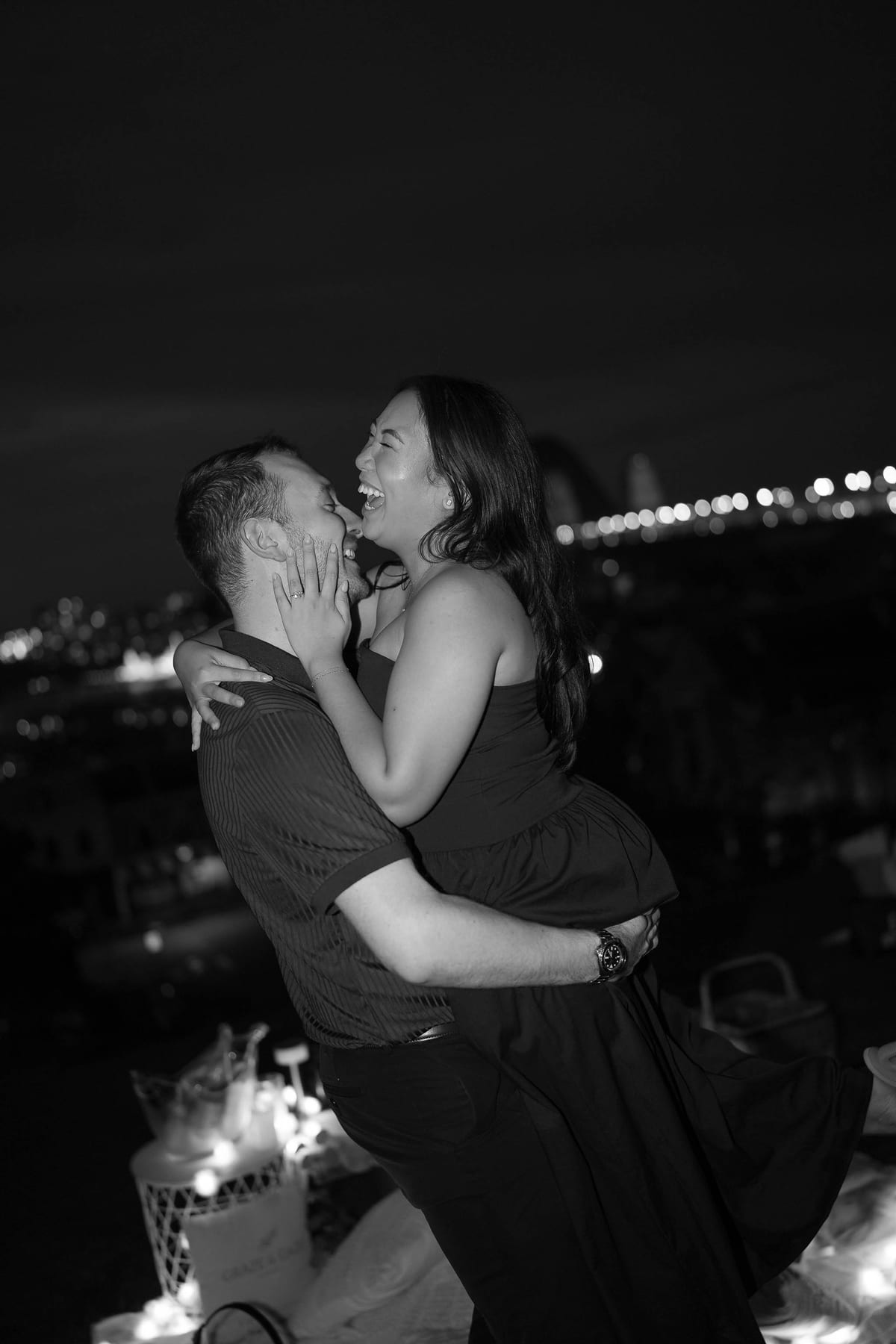 Dylan’s Surprise Proposal at Observatory Hill | Sydney Harbour Engagement Photography