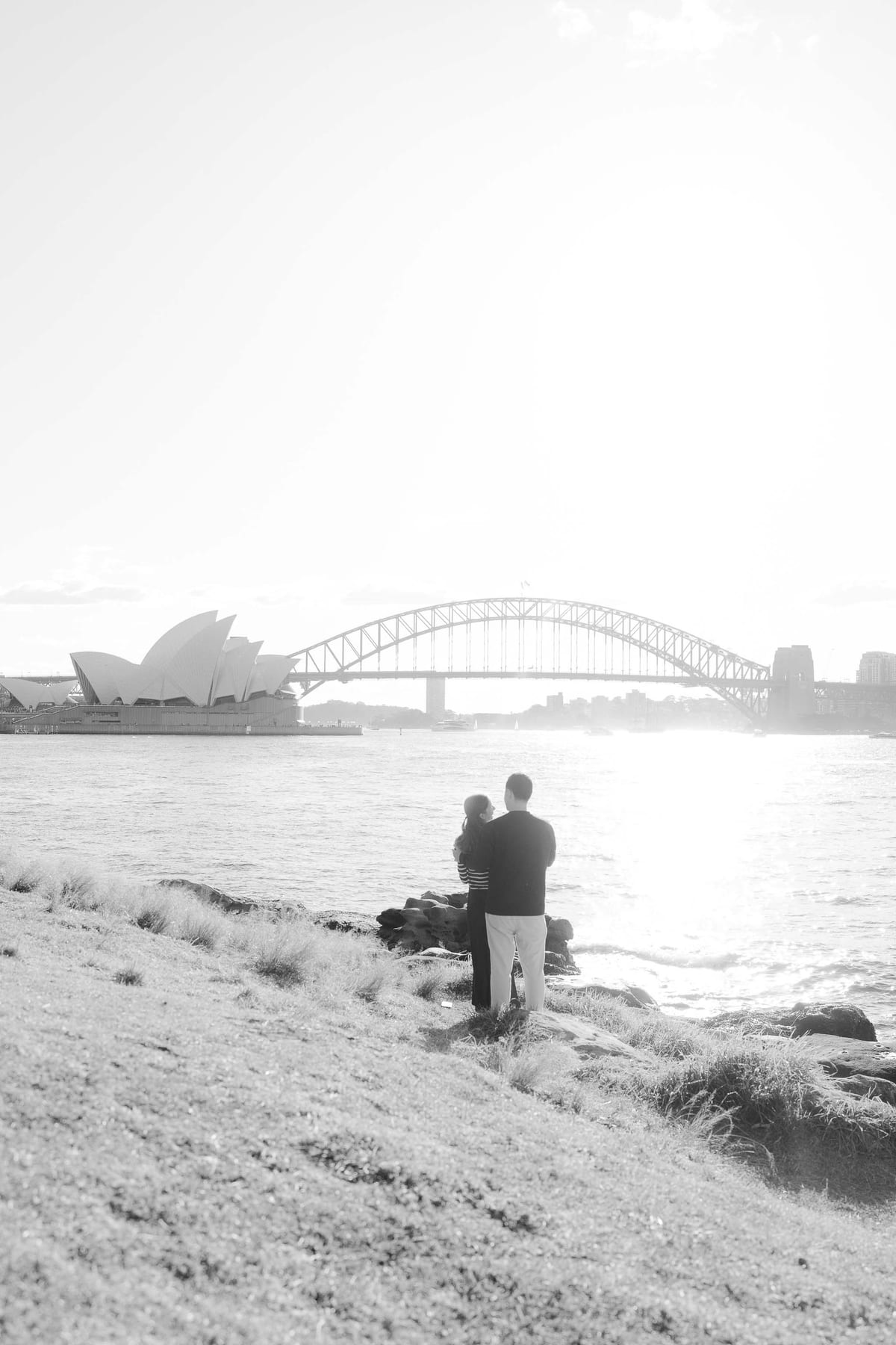 Josh and Abi’s Proposal at Mrs Macquarie’s Chair | Sydney Harbour Engagement Photography