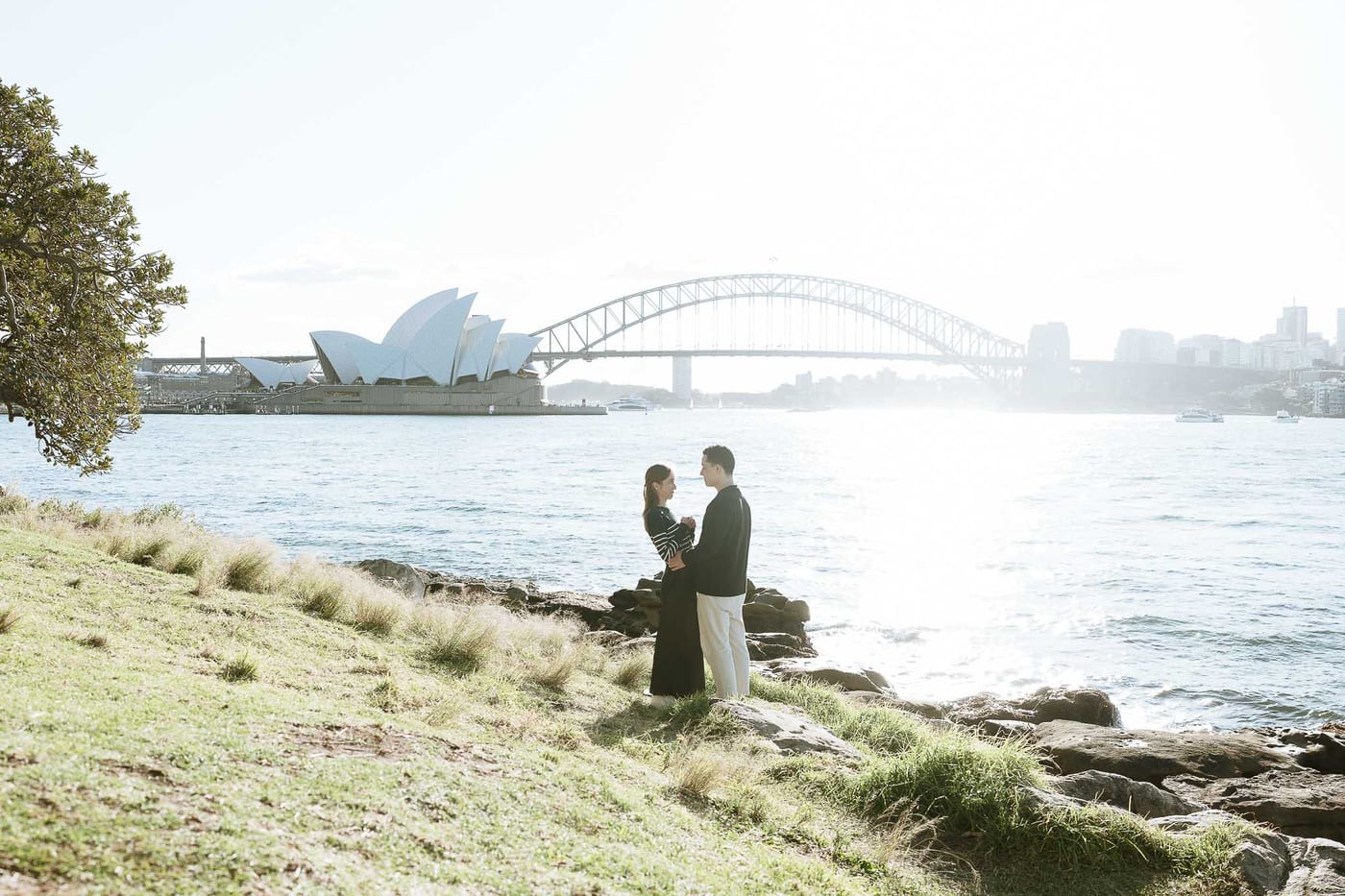 Josh and Abi’s Proposal at Mrs Macquarie’s Chair | Sydney Harbour Engagement Photography