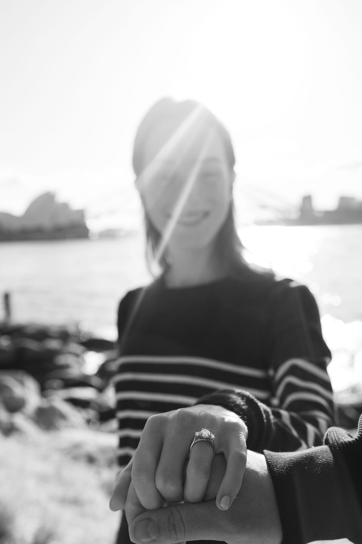 Josh and Abi’s Proposal at Mrs Macquarie’s Chair | Sydney Harbour Engagement Photography